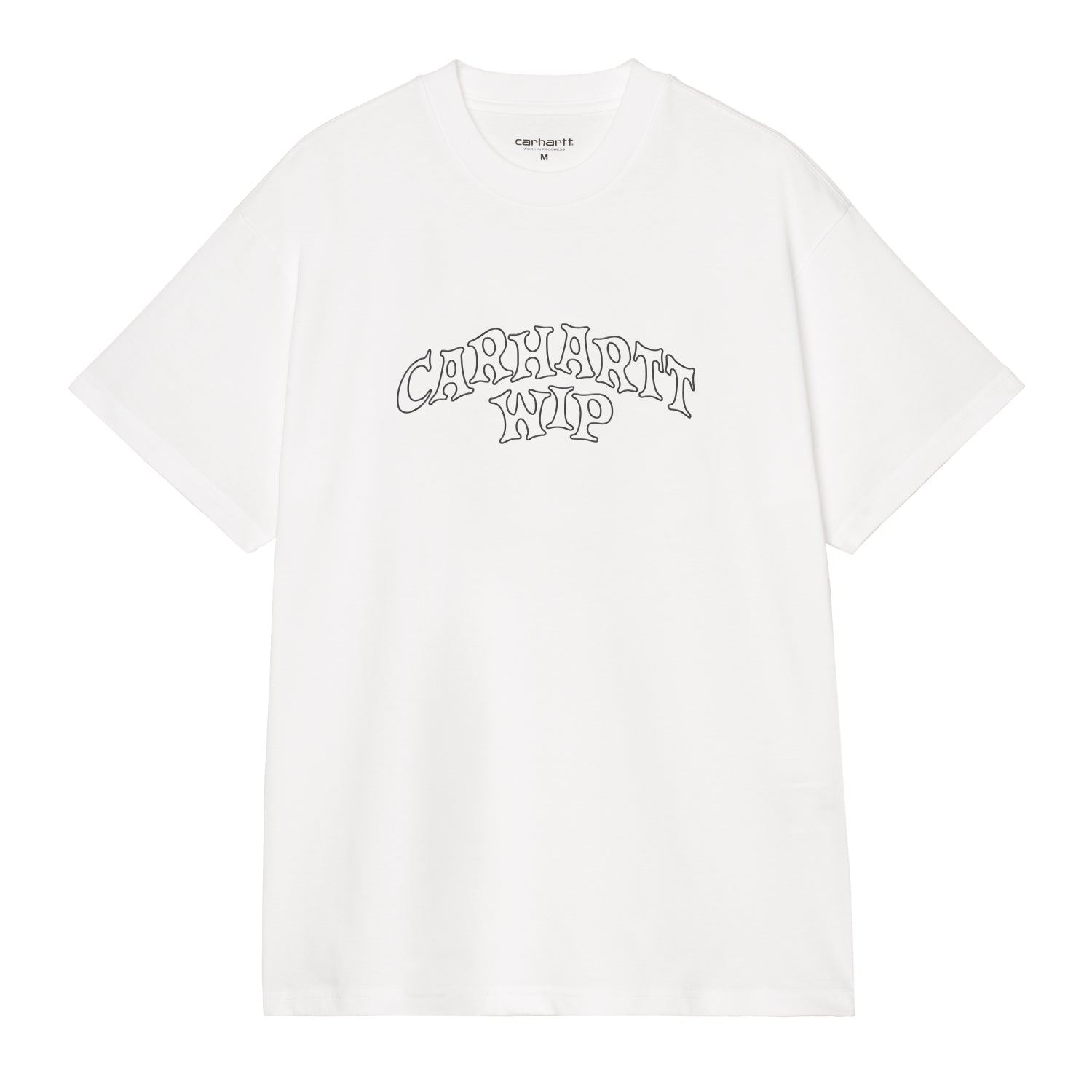 S/S Limn Script T-Shirt - White 1