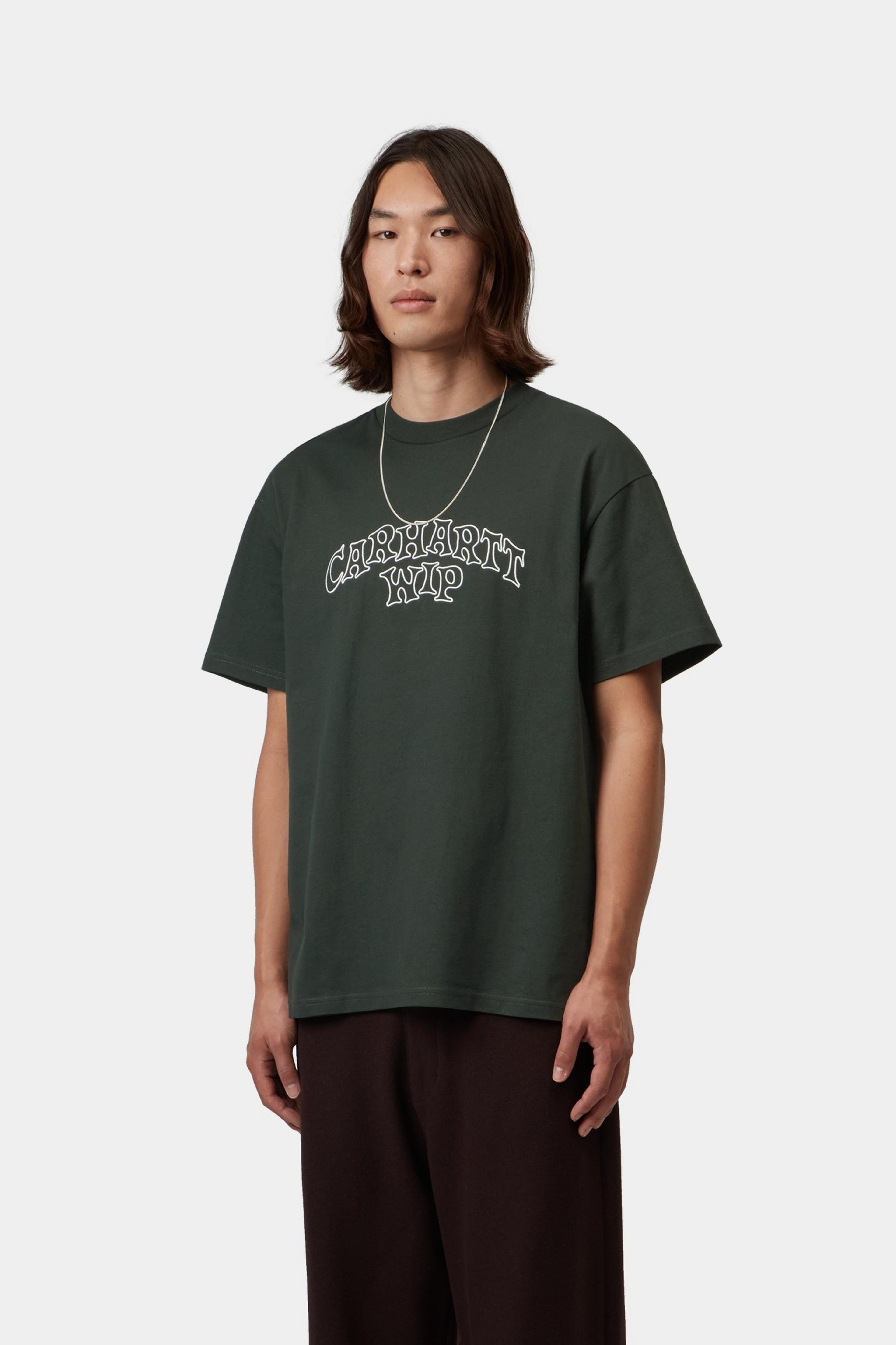 S/S Limn Script T-Shirt - Raven 2