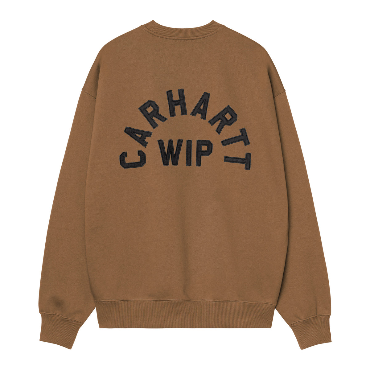 Arch Script Sweatshirt - WIP H Brown / Black stone washed