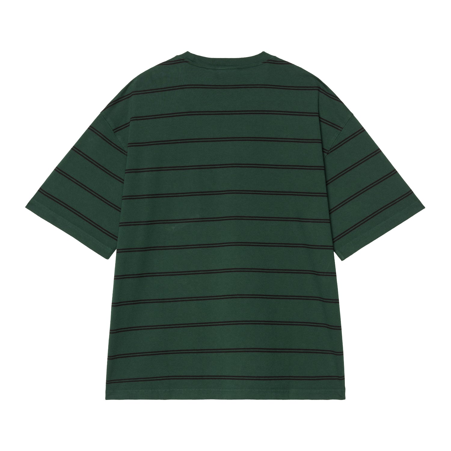 S/S Cardona Pocket T-Shirt - Cardona Stripe, Natural / Dark Scarab, Garment dyed 5