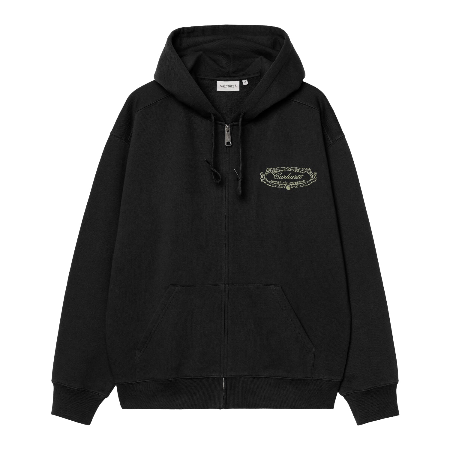 Hooded Chez WIP Jacket - Black / Green 1