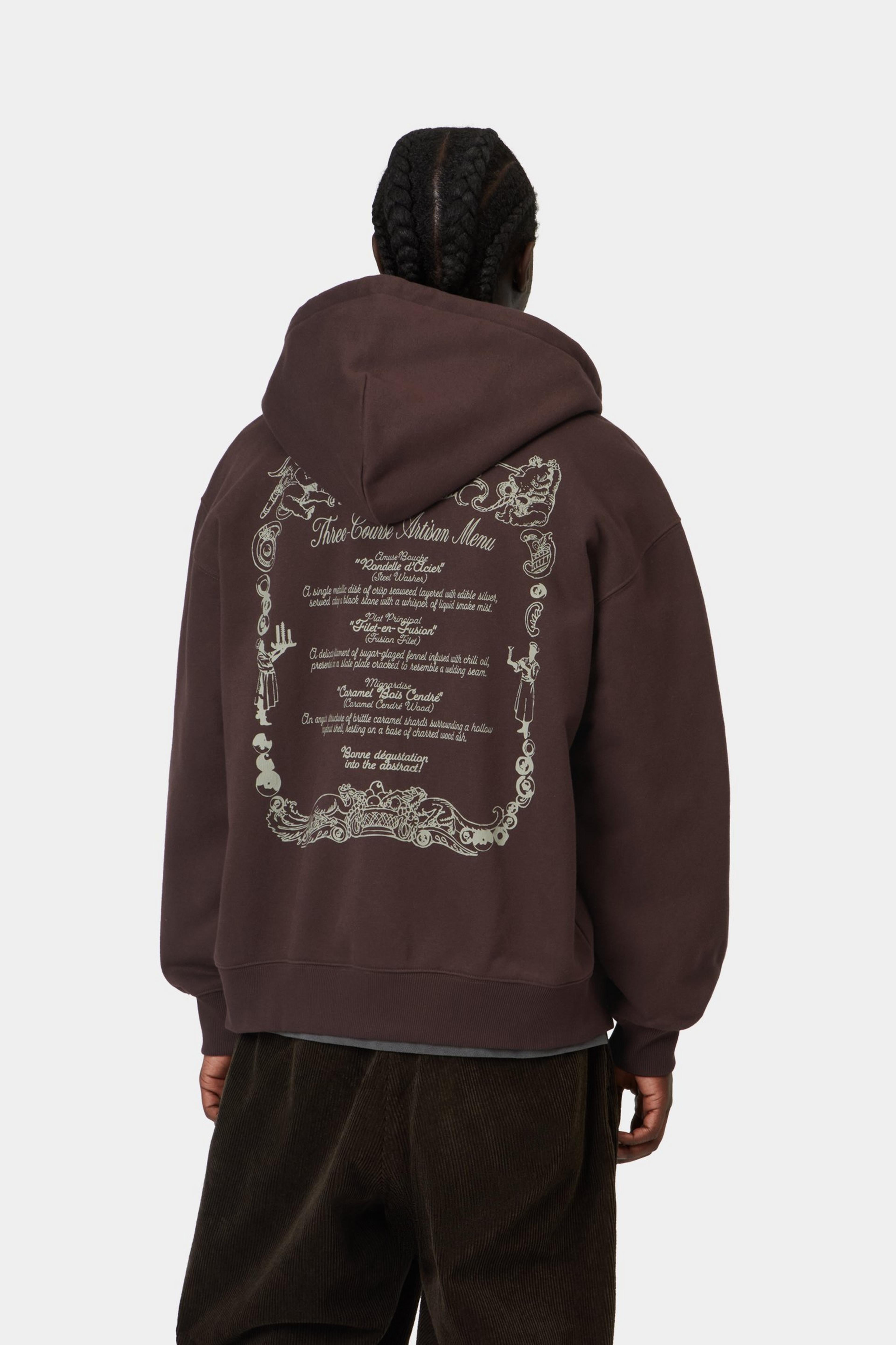 Hooded Chez WIP Jacket - Palisander / Grey 5