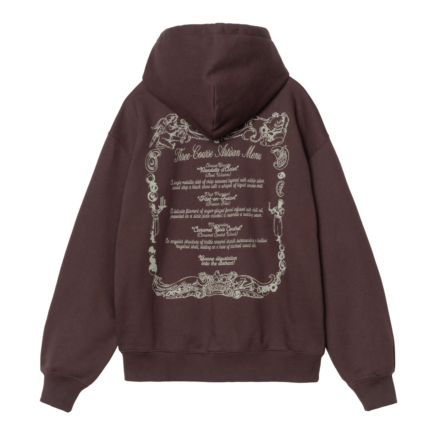 Hooded Chez WIP Jacket - Palisander / Grey 6