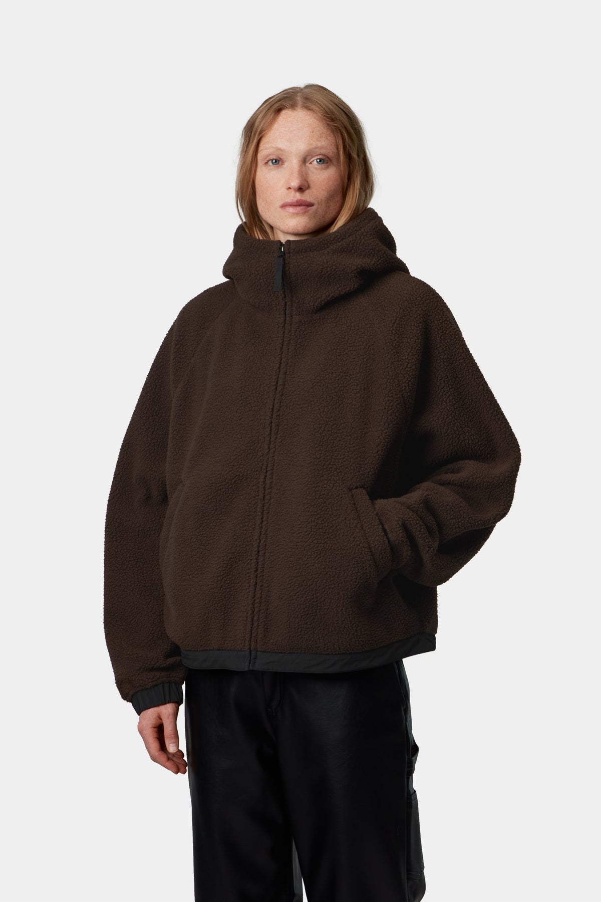 W' Hooded Limn C Fleece Jacket - Tobacco / Brown