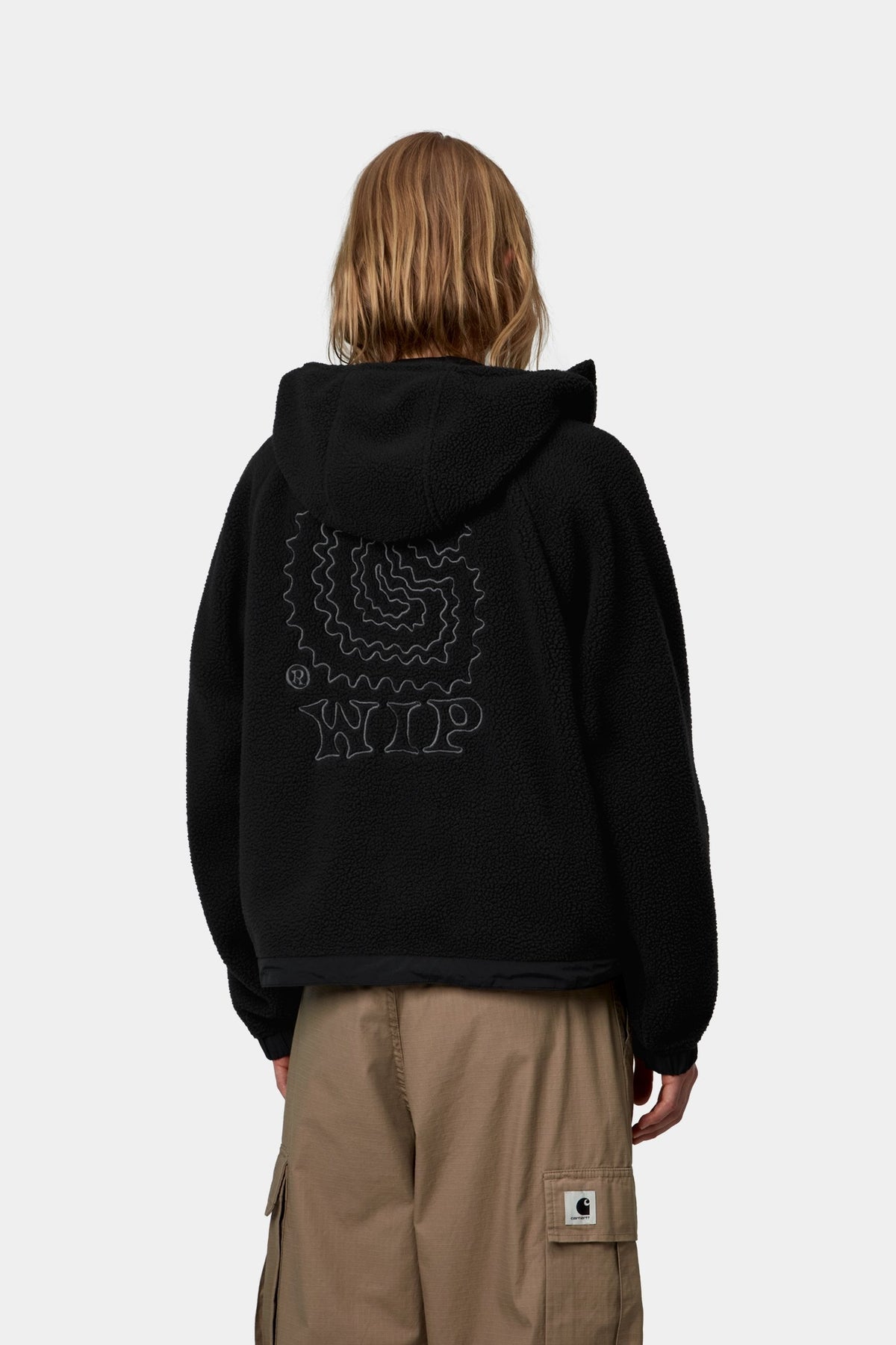 W' Hooded Limn C Fleece Jacket - Black / Flint