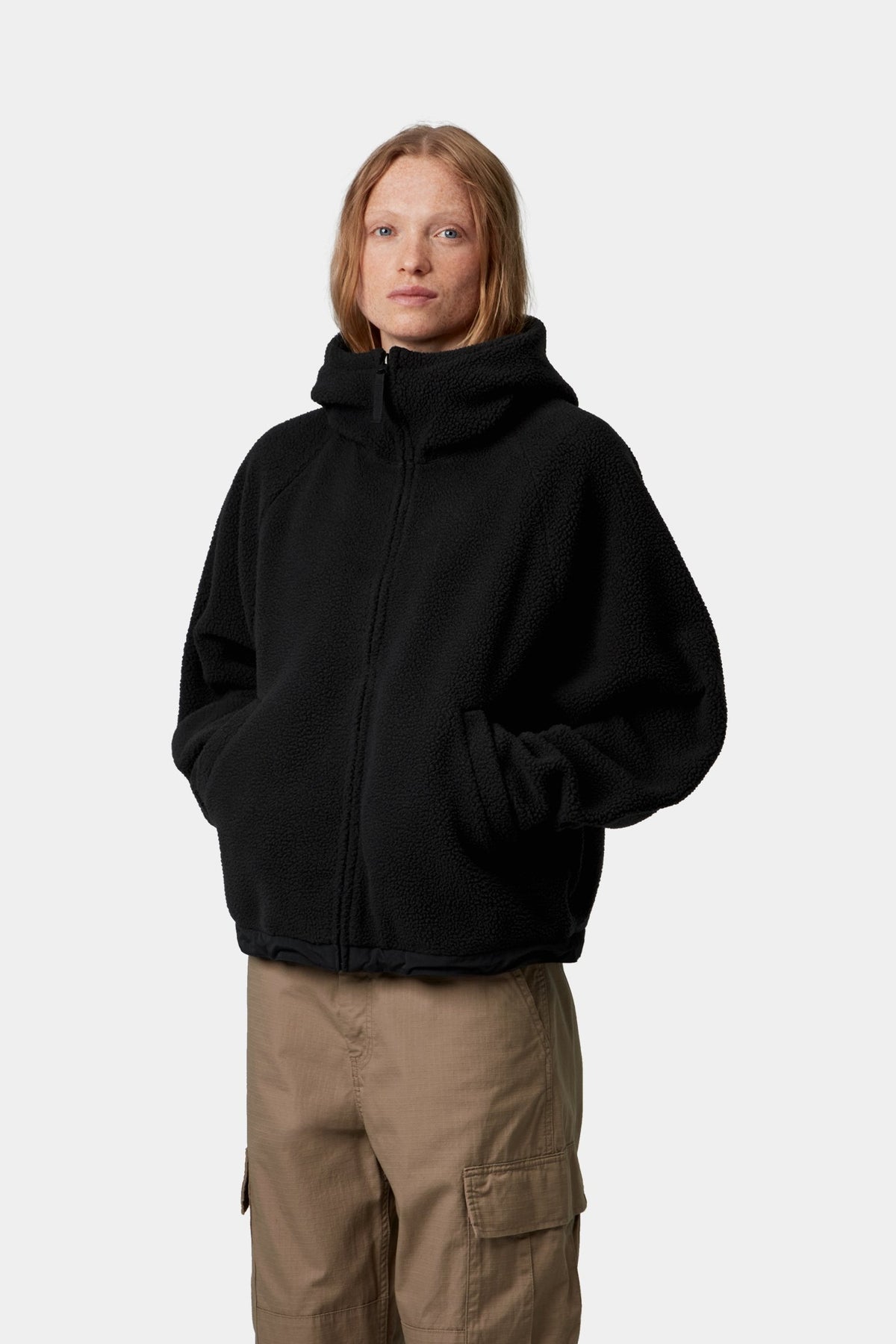 W' Hooded Limn C Fleece Jacket - Black / Flint