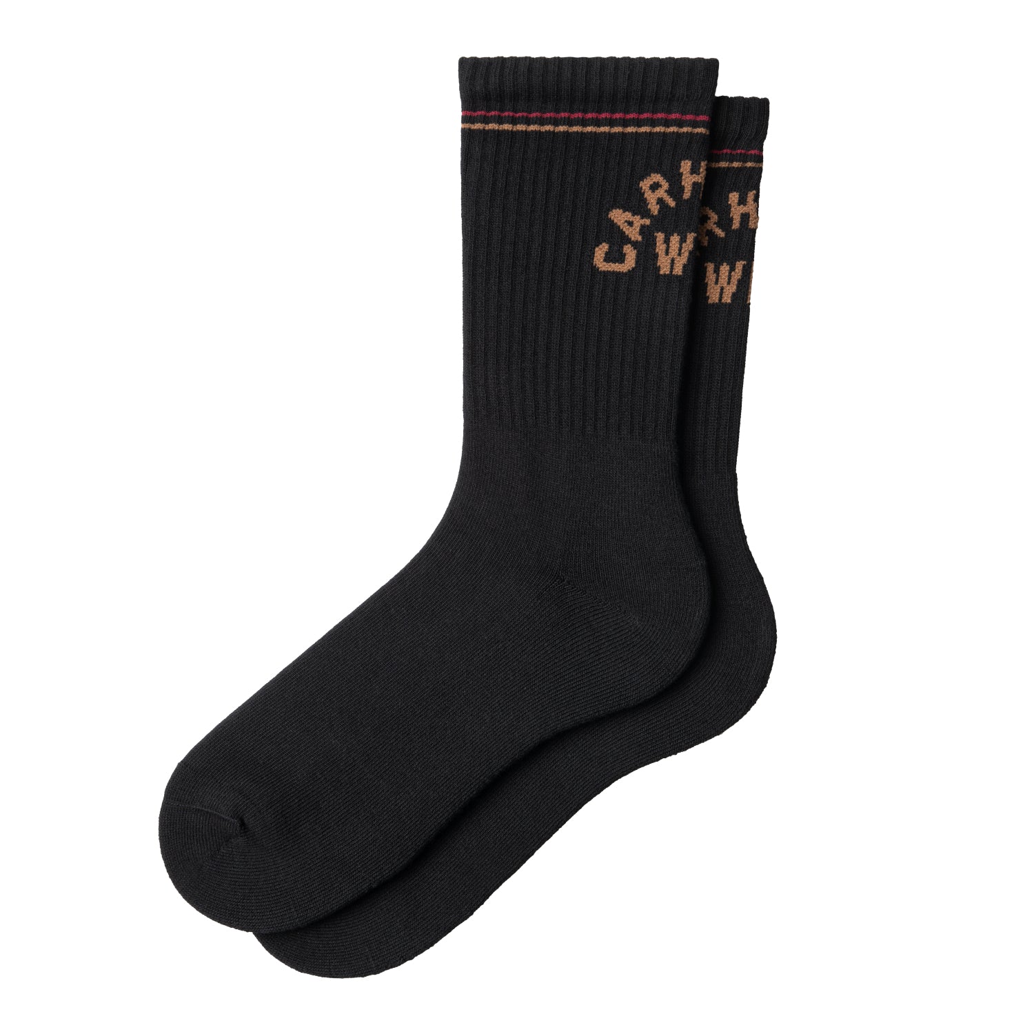 Arch Script Socks - Black / WIP H Brown