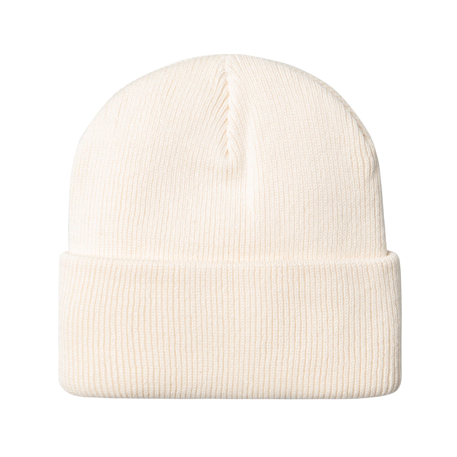Arch Script Beanie - Natural / Dark Navy