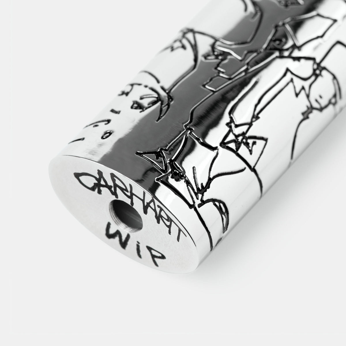 Blinkerfluid BIC Metal Lighter Case - Silver