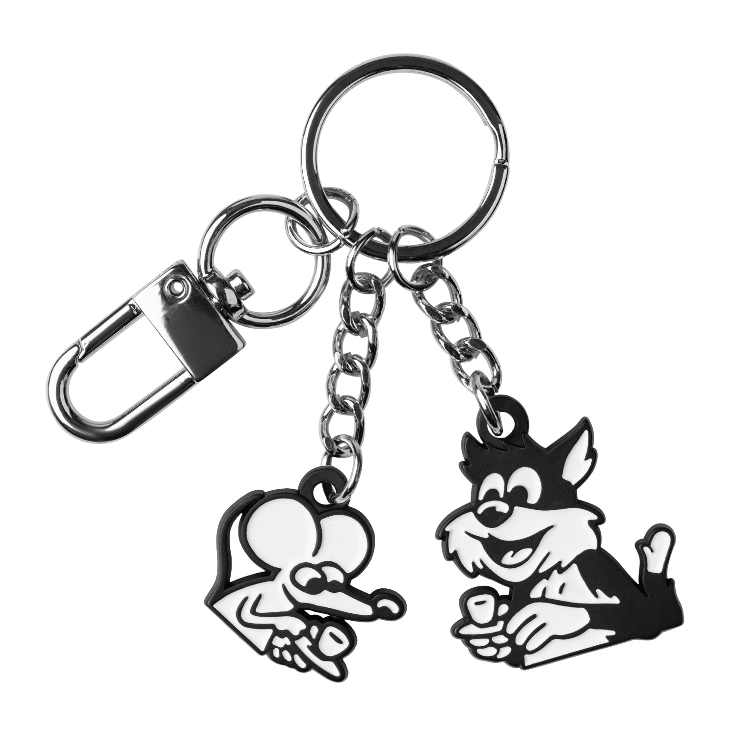 Coffee Break Keychain - Black / White