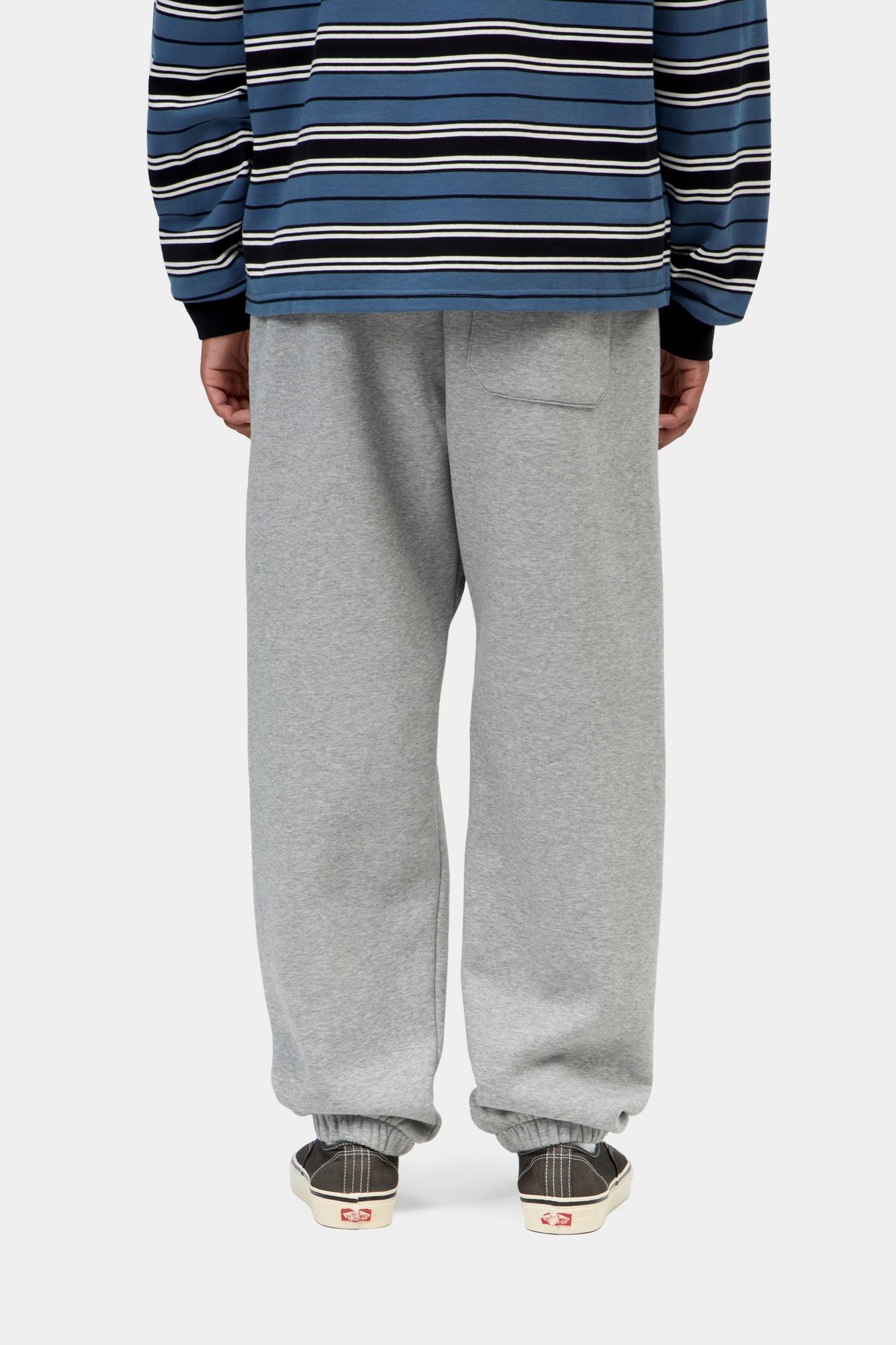 Chase Sweat Pant - Grey Heather / Gold 2