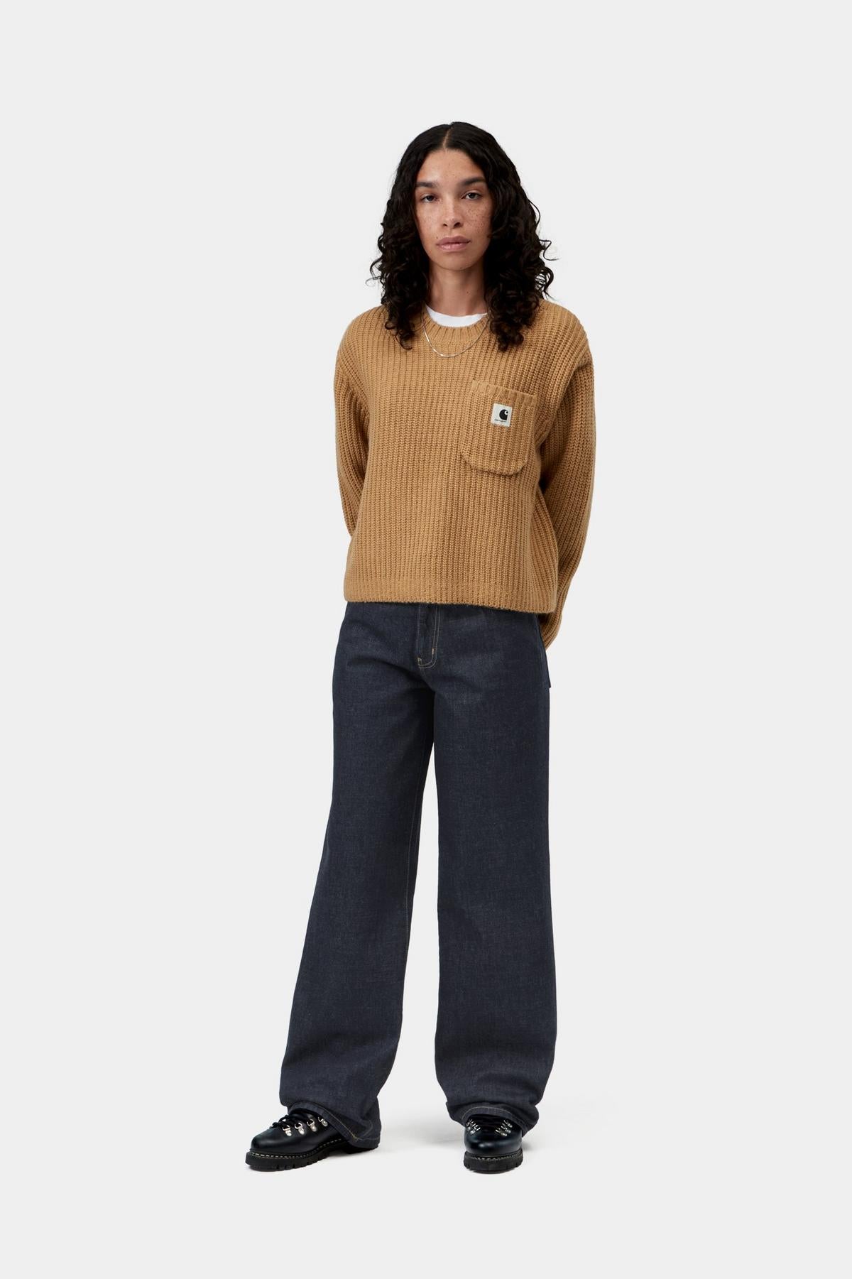 W' Lavine Pant - Blue, Rinsed 5