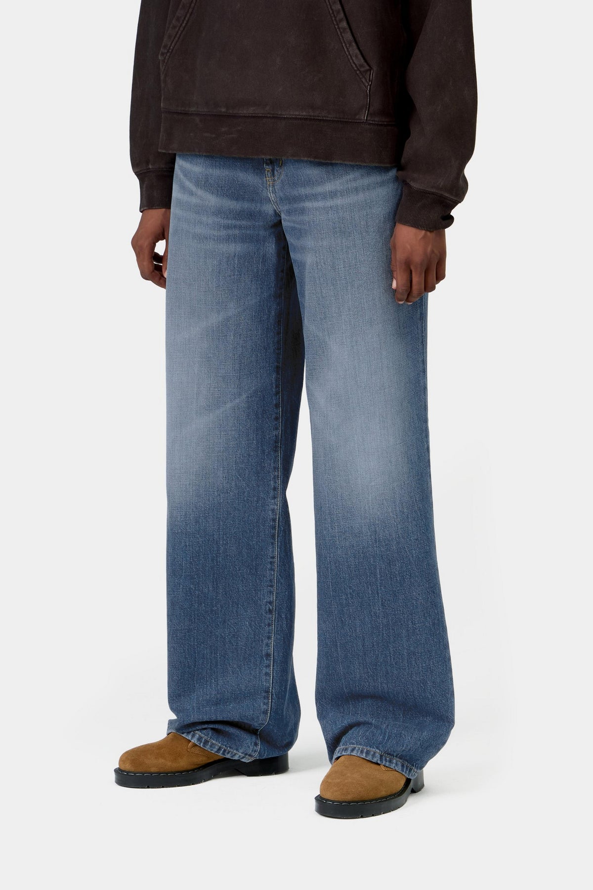 W' Lavine Pant - Blue marble used wash