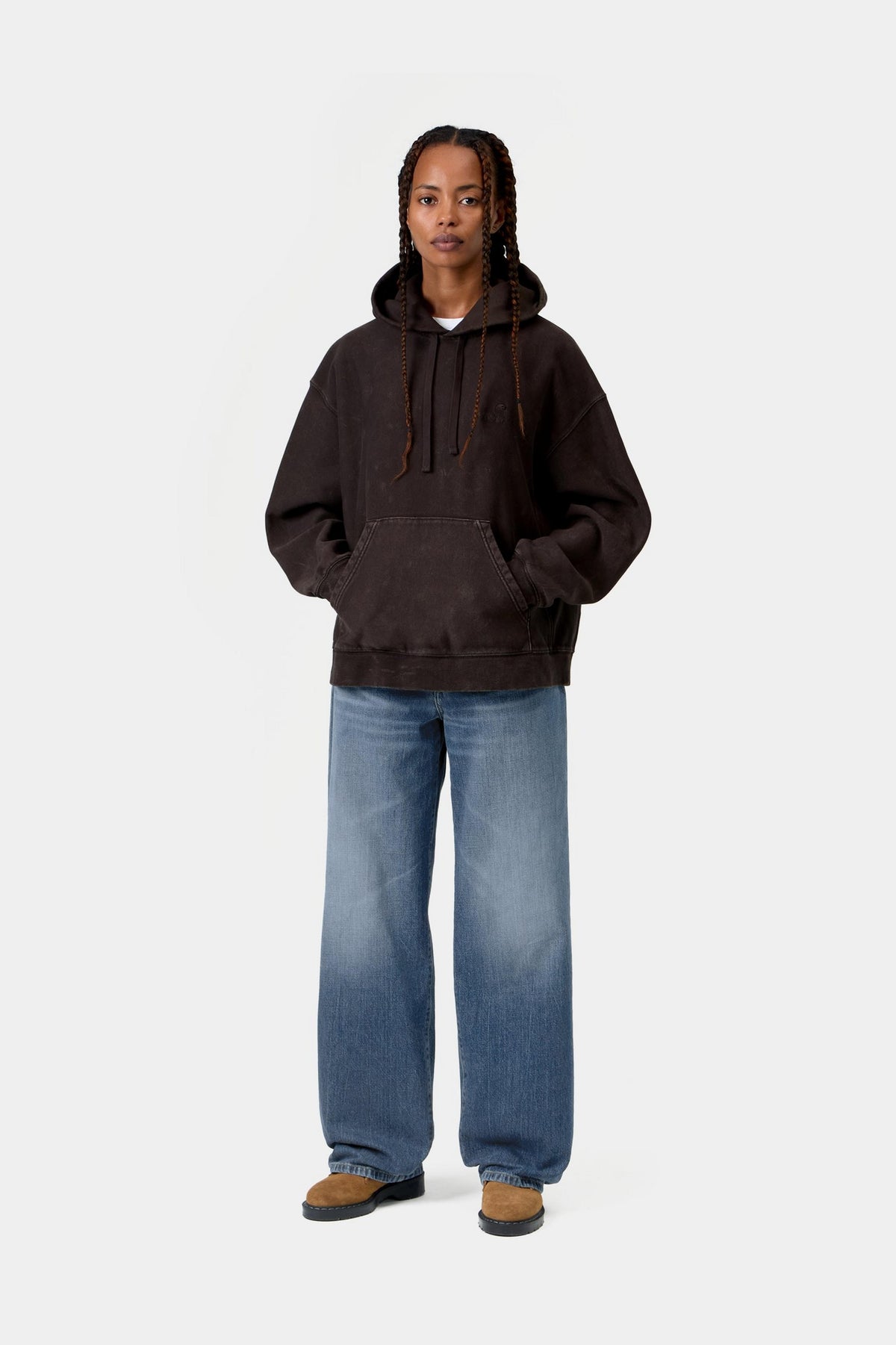 W' Lavine Pant - Blue marble used wash