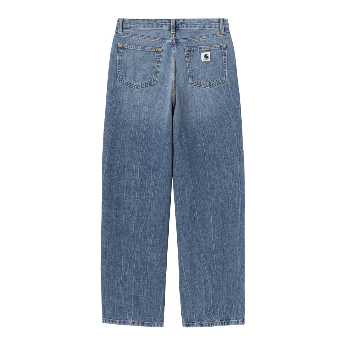 W' Lavine Pant - Blue marble used wash
