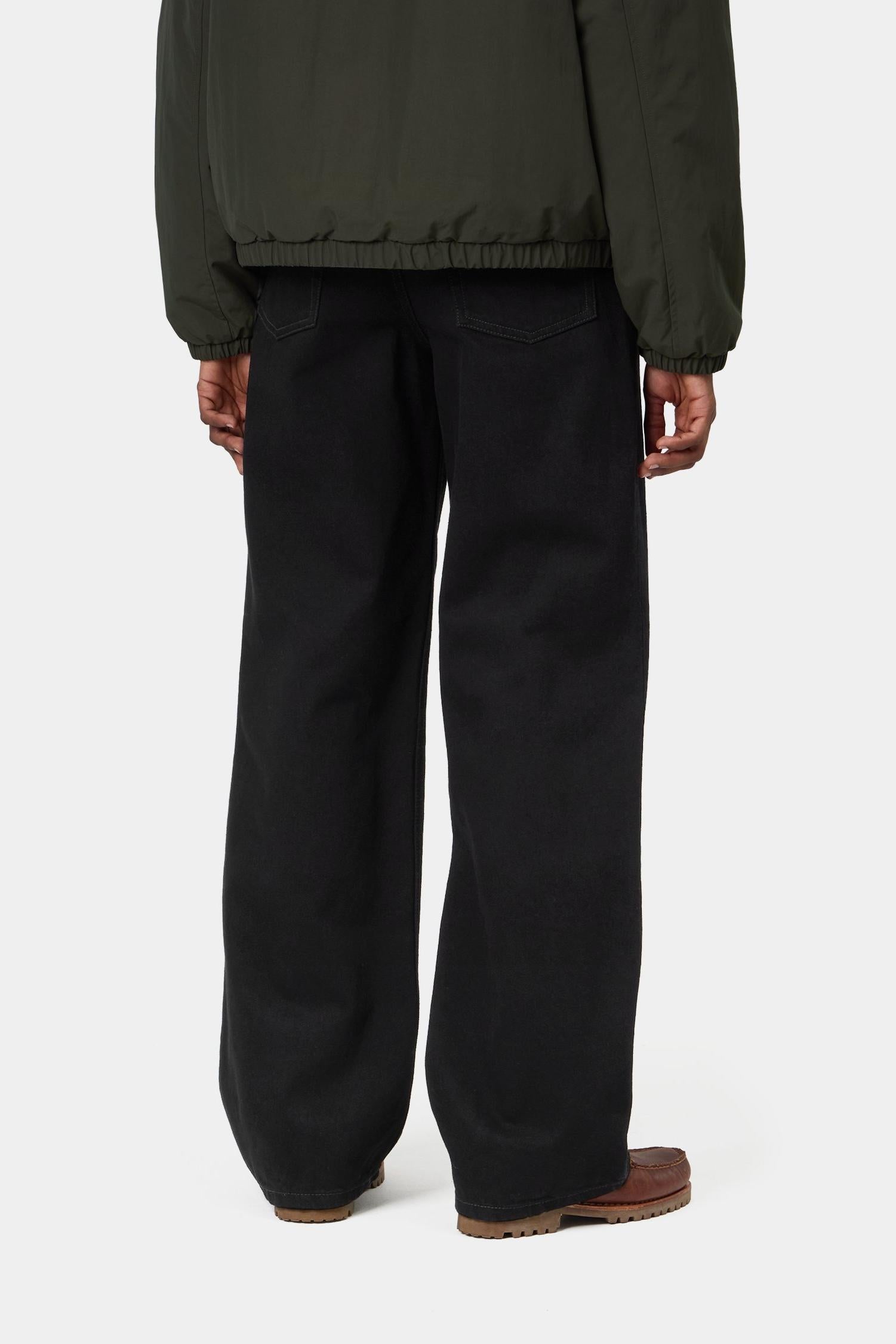 W' Lavine Pant - Black, Rinsed 4