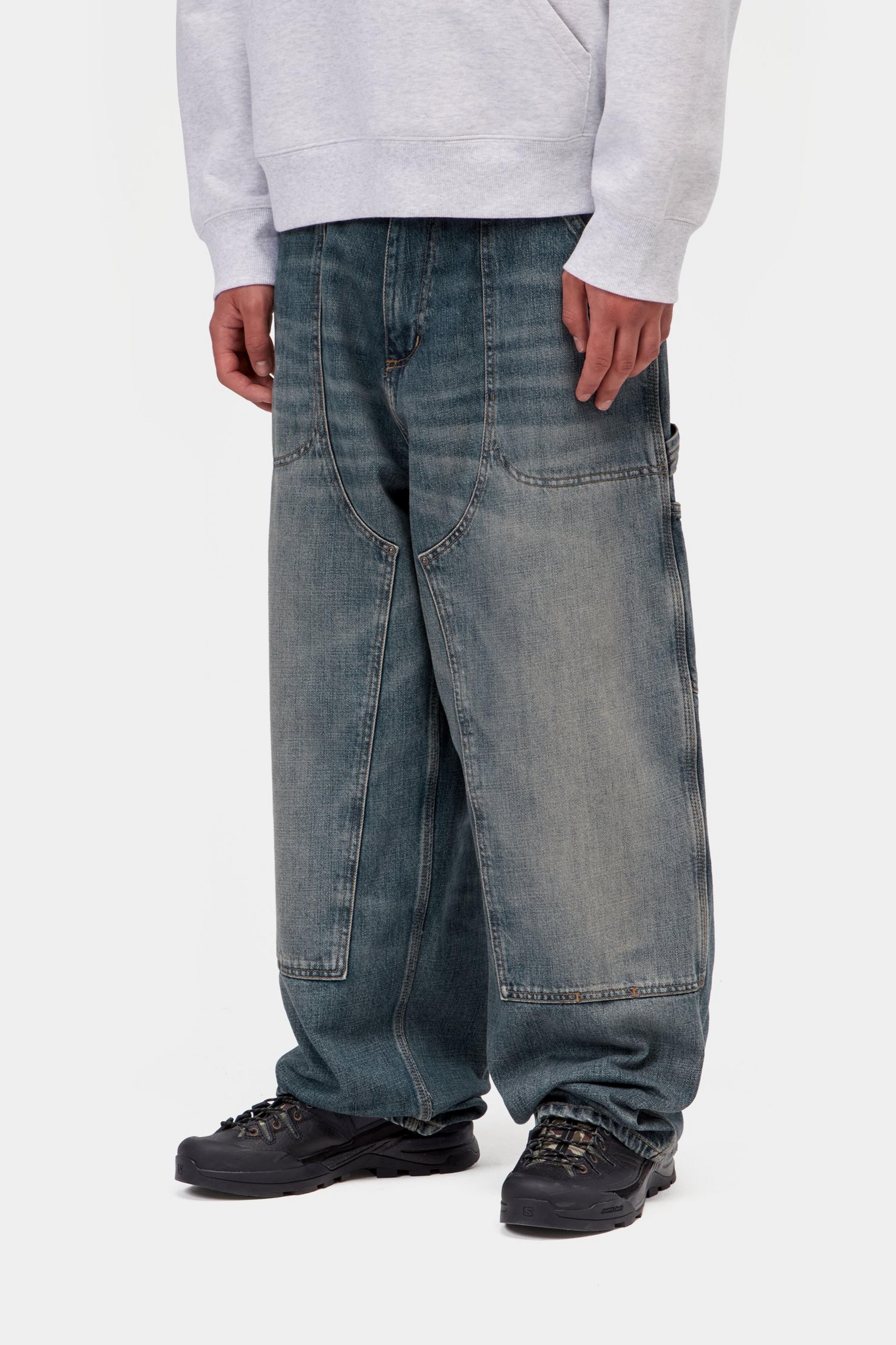 Oakland Pant - Blue, Worn used wash 3