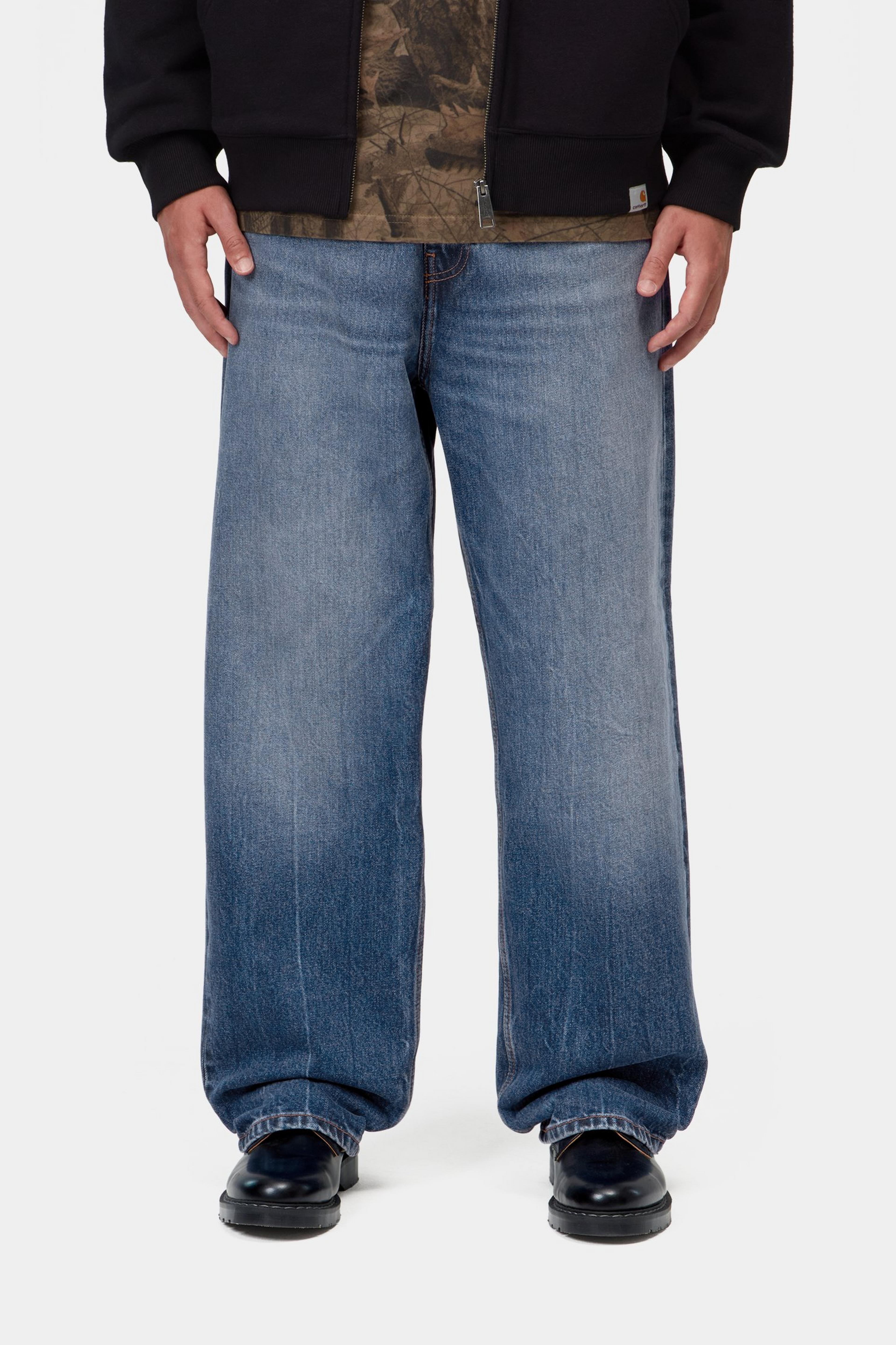 Payson Pant - Blue, Marble used wash 2