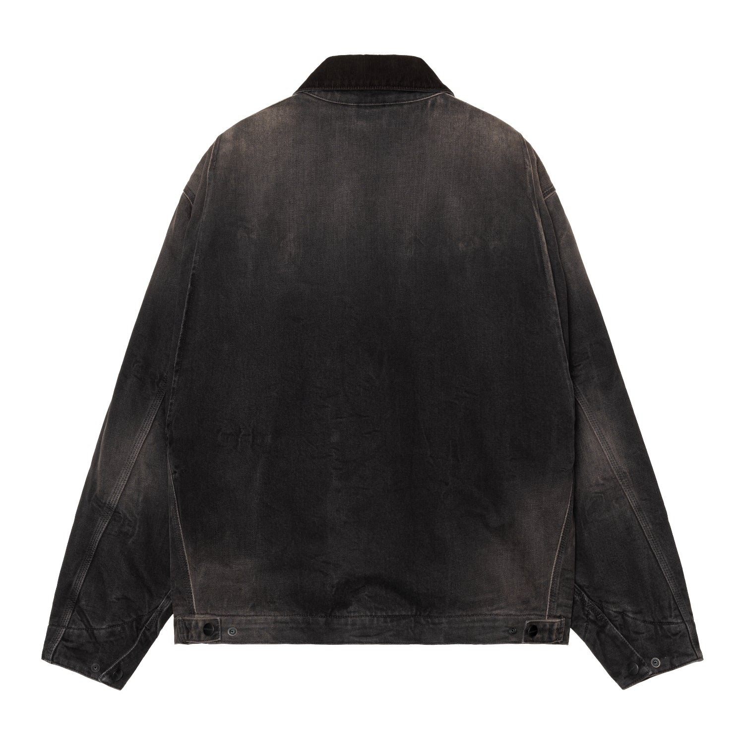 OG Detroit Jacket - Black / Black tobacco used wash 6