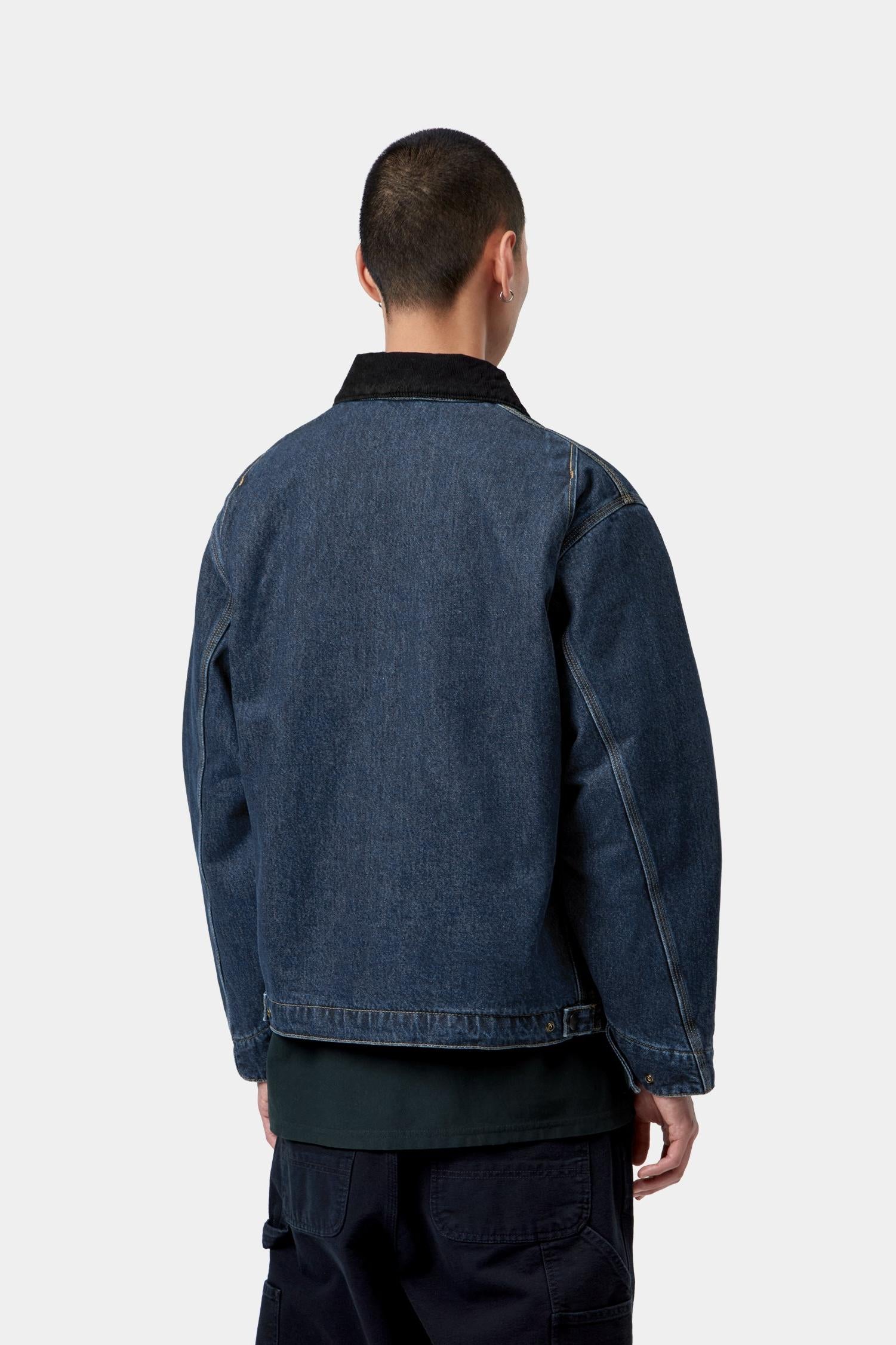 OG Detroit Jacket - Blue / Black stone washed 5