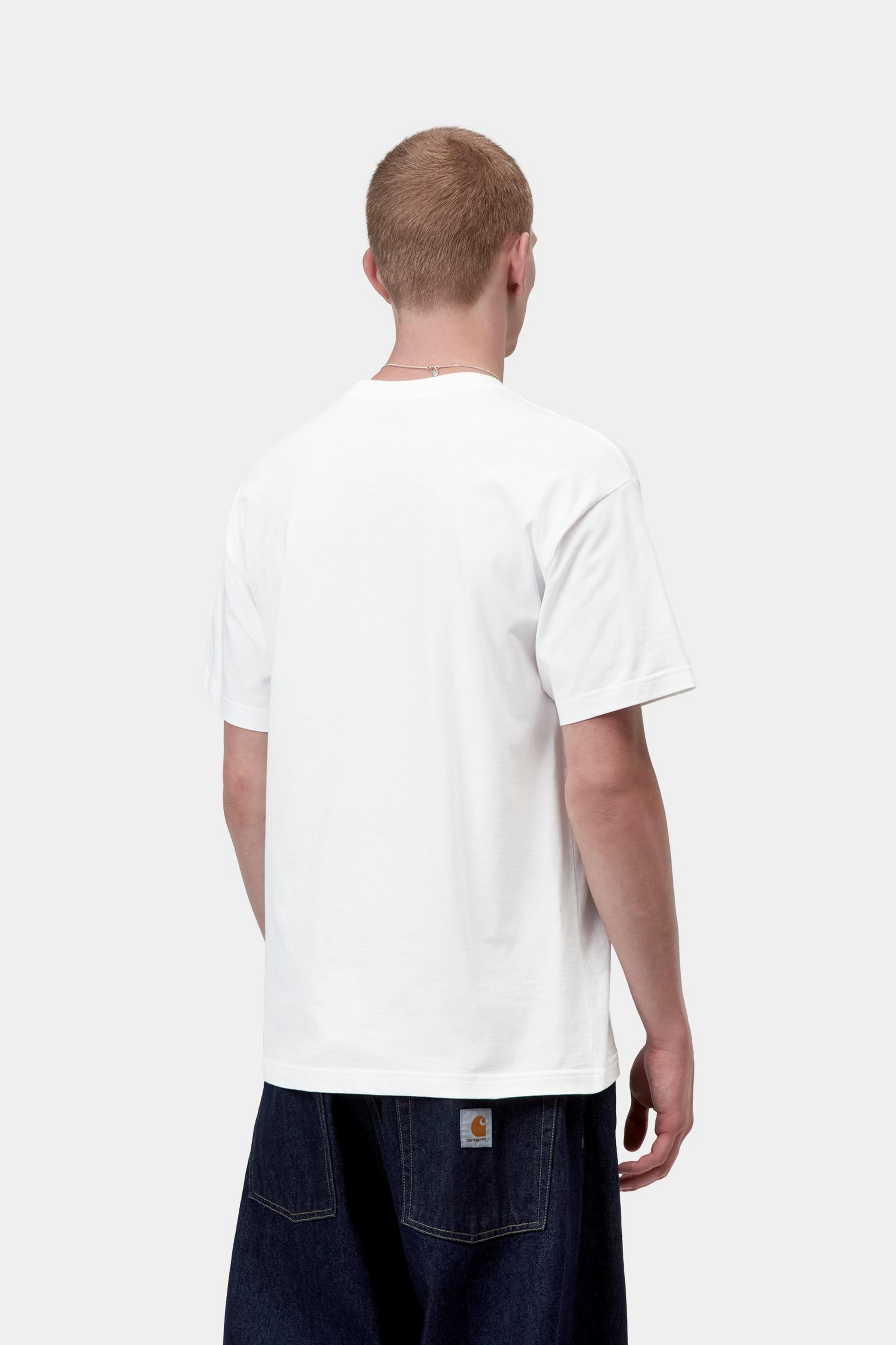 S/S Column T-Shirt - White