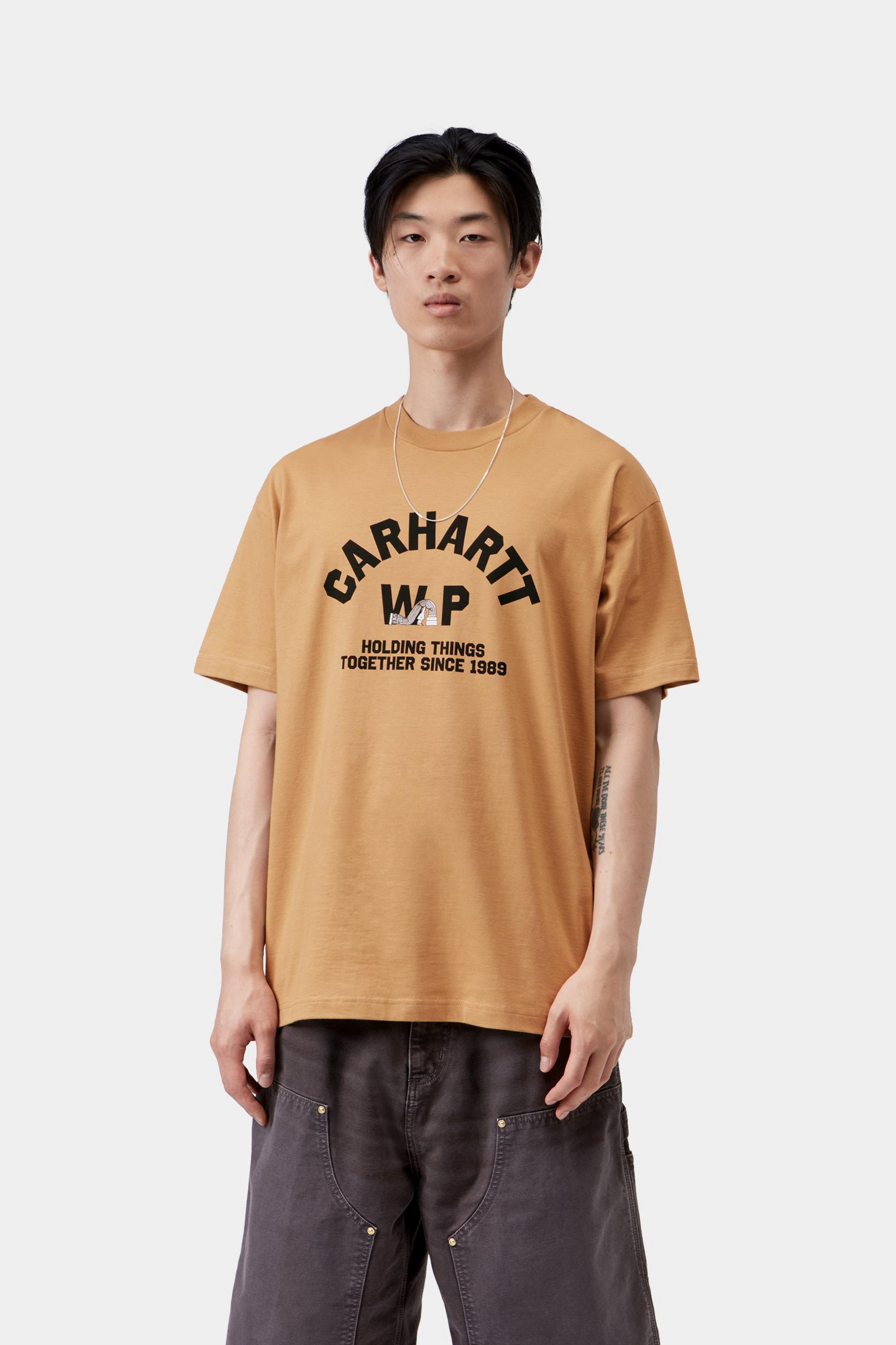S/S Column T-Shirt - WIP Dusty H