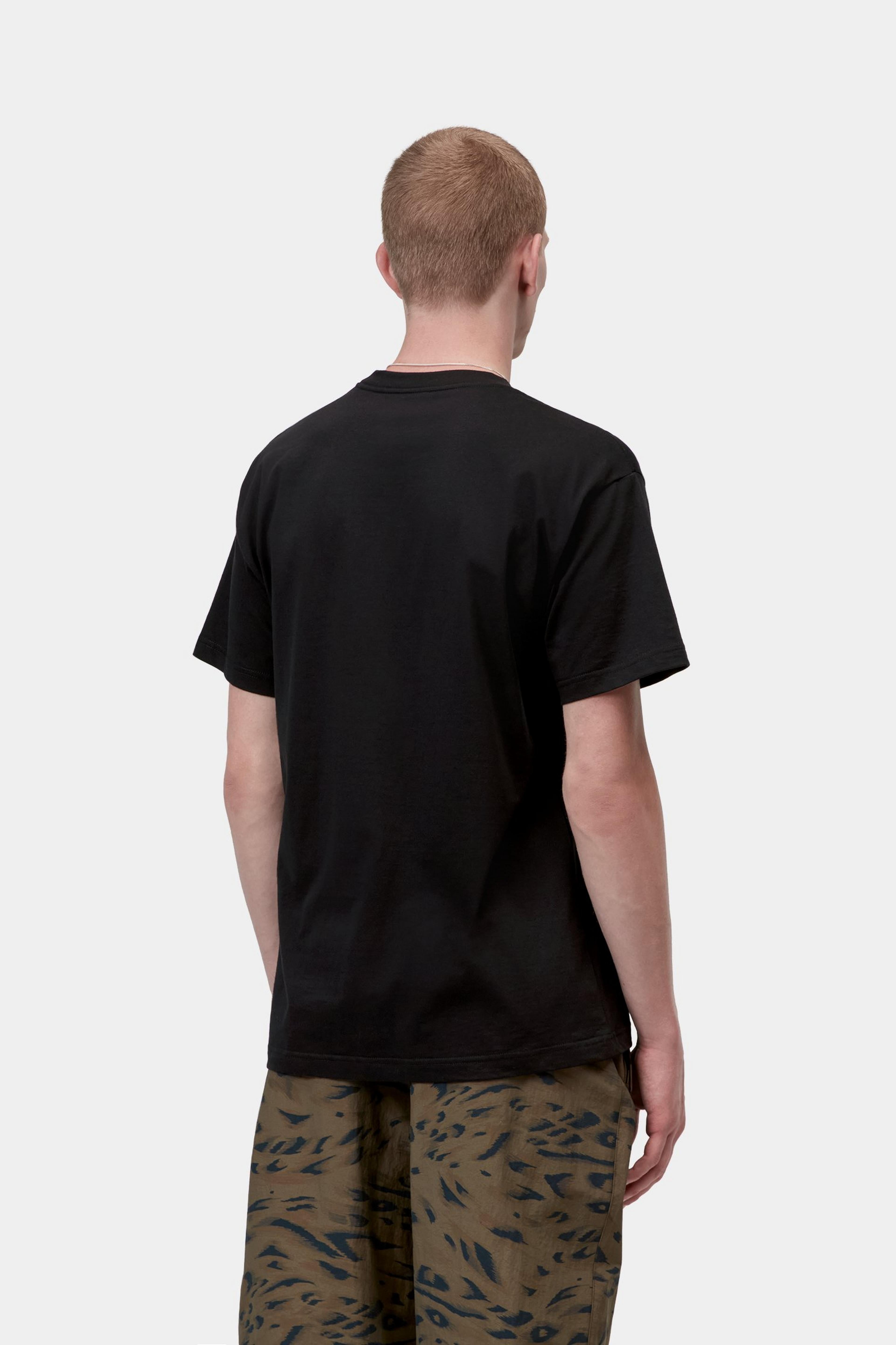 S/S Column T-Shirt - Black