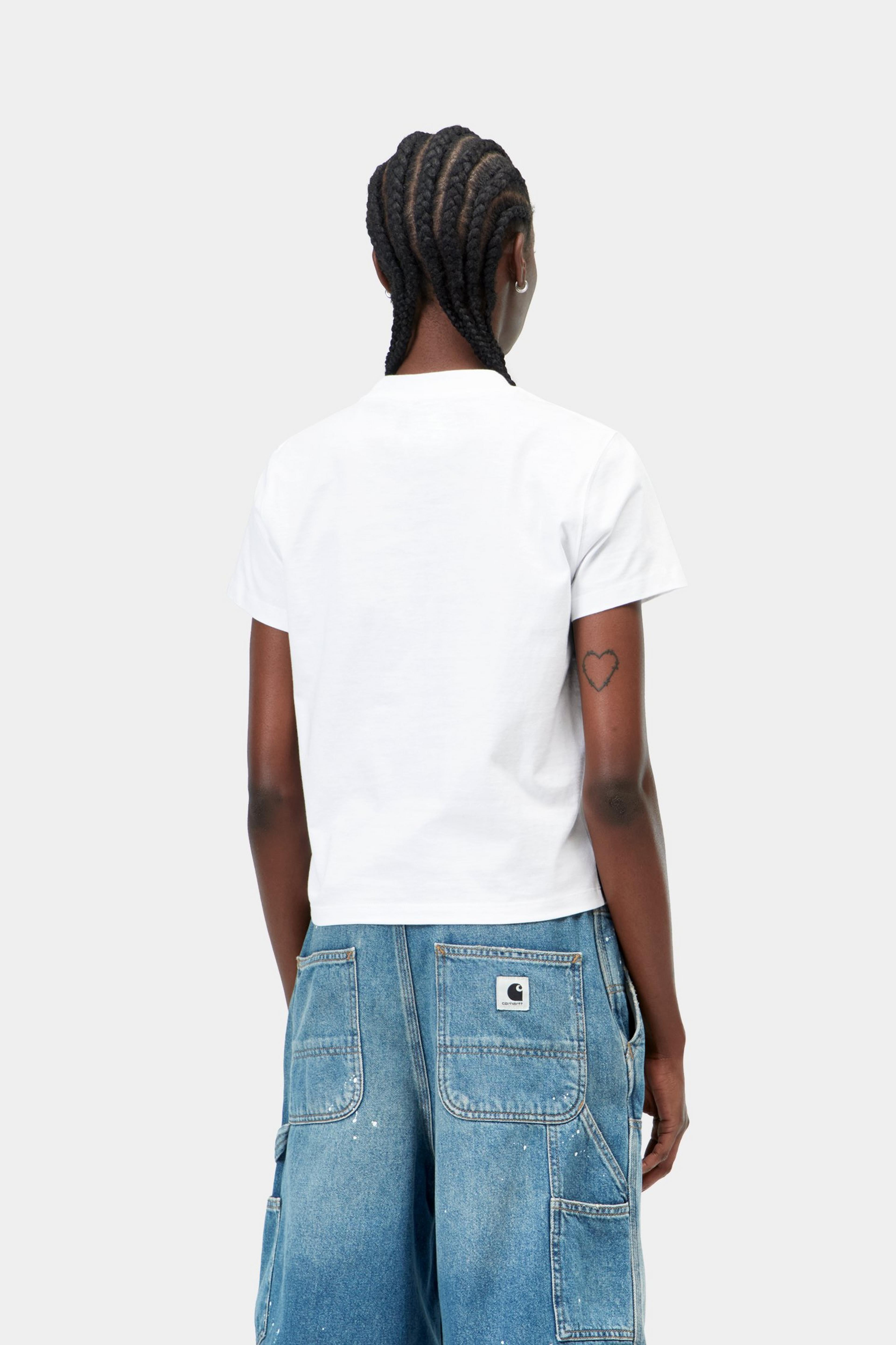 W' S/S Pup T-Shirt - White