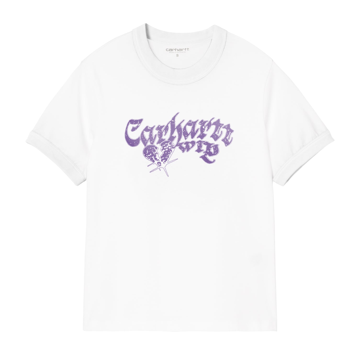 W' S/S Disenchant Ringer T-Shirt - White