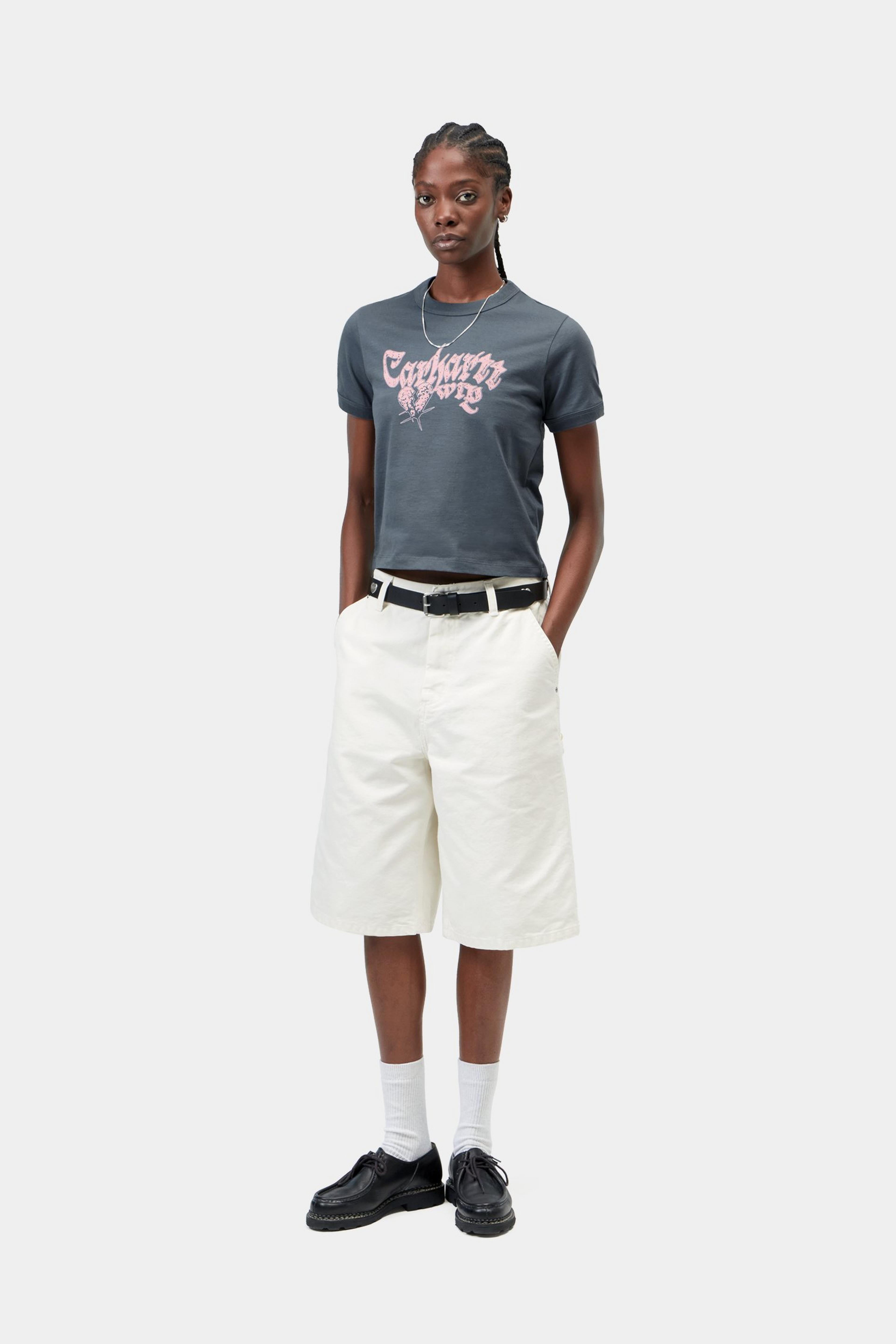 W' S/S Disenchant Ringer T-Shirt - Styx
