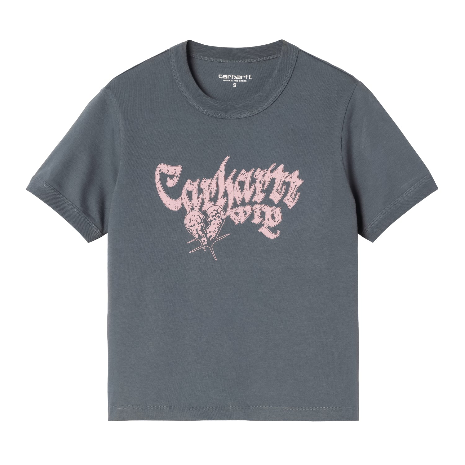ウィメンズショートスリーブポケットハートTシャツ
