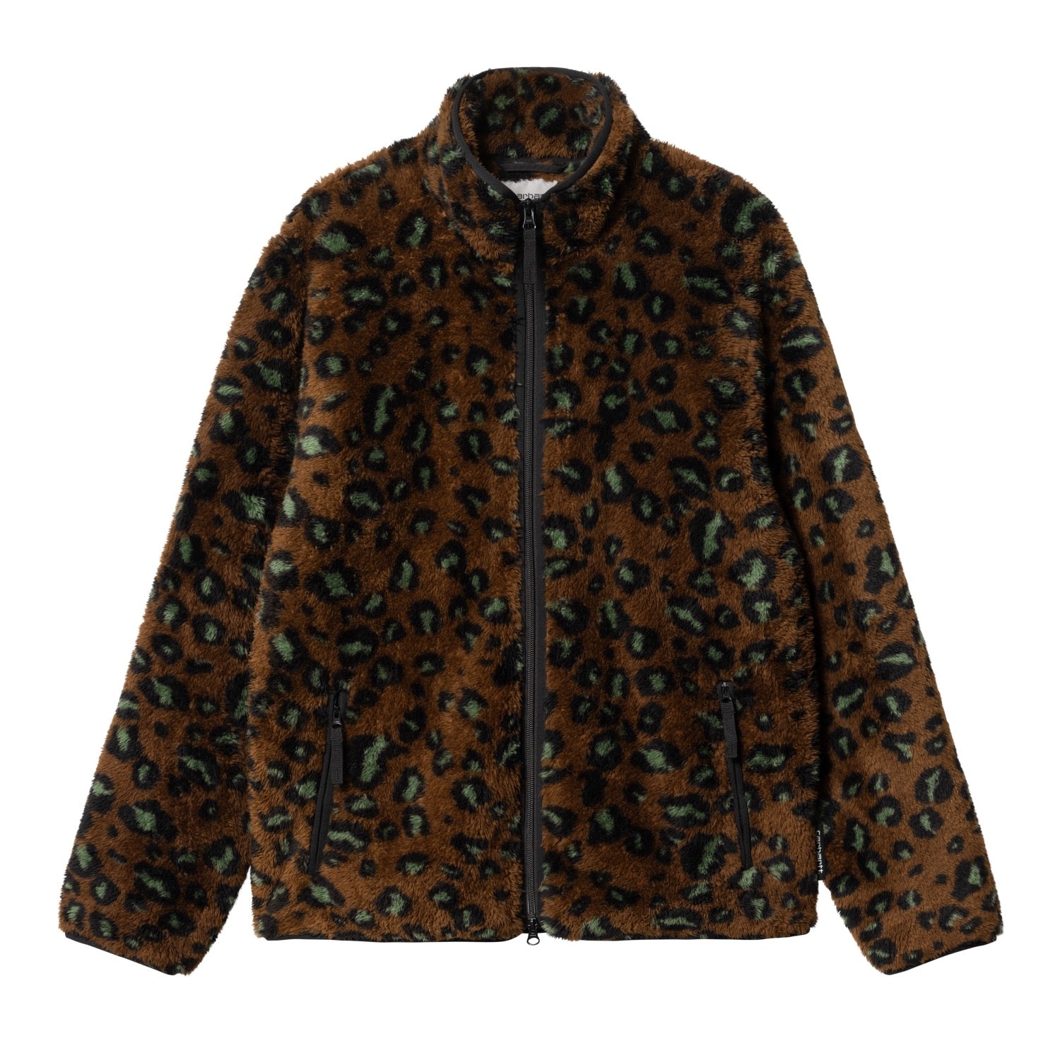 JEBSON SWEAT JACKET - Camo Leo, Tamarind / Black