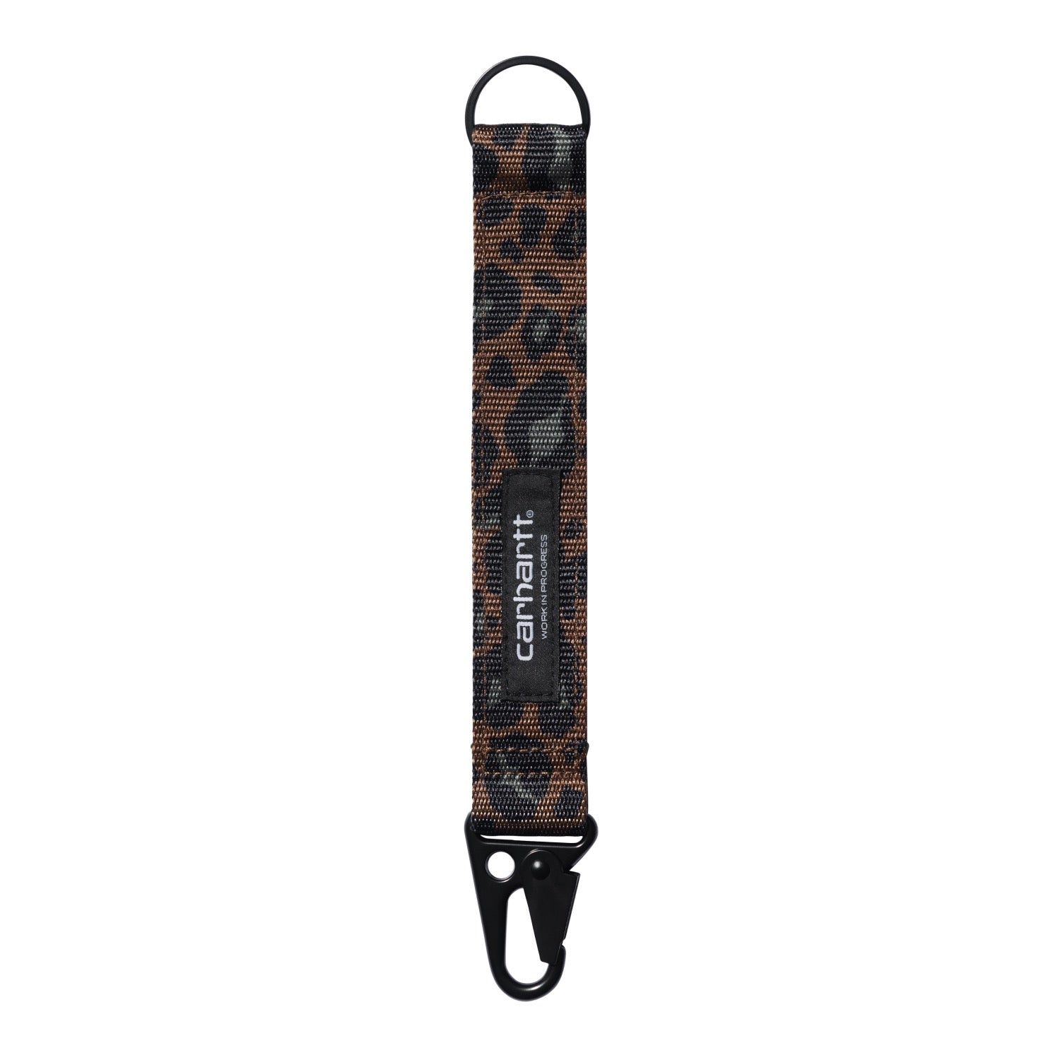 JUDE KEYHOLDER - Camo Leo Jacquard, Tamarind