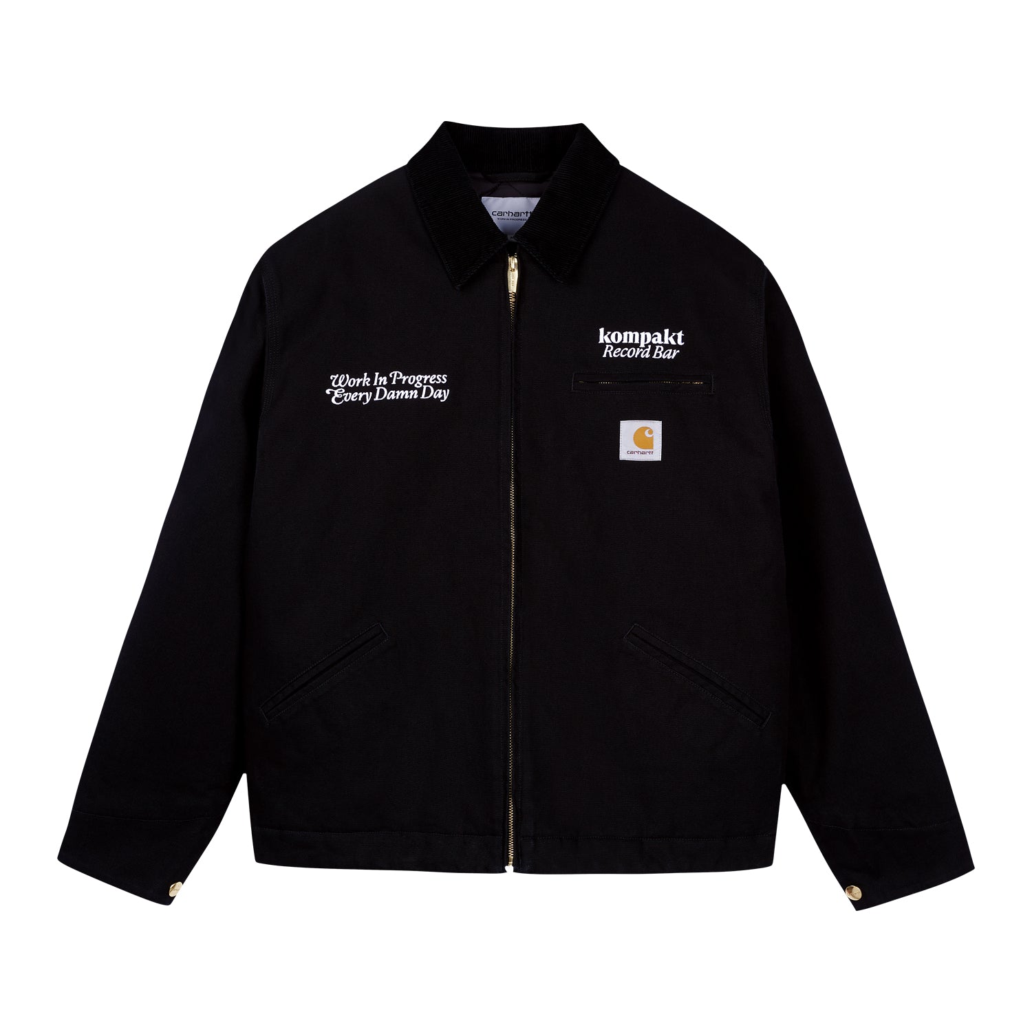 KOMPAKT OG DETROIT JACKET - Black (rinsed)