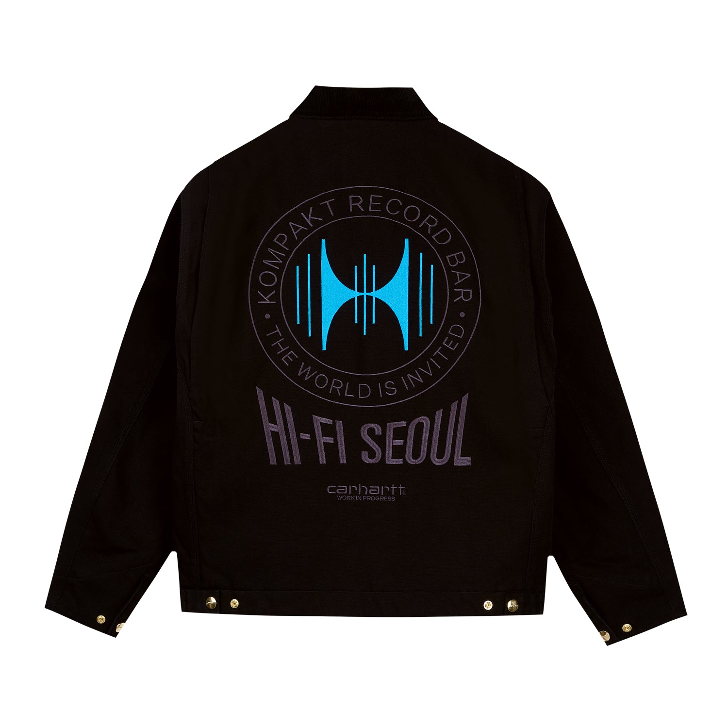 KOMPAKT OG DETROIT JACKET - Black (rinsed)