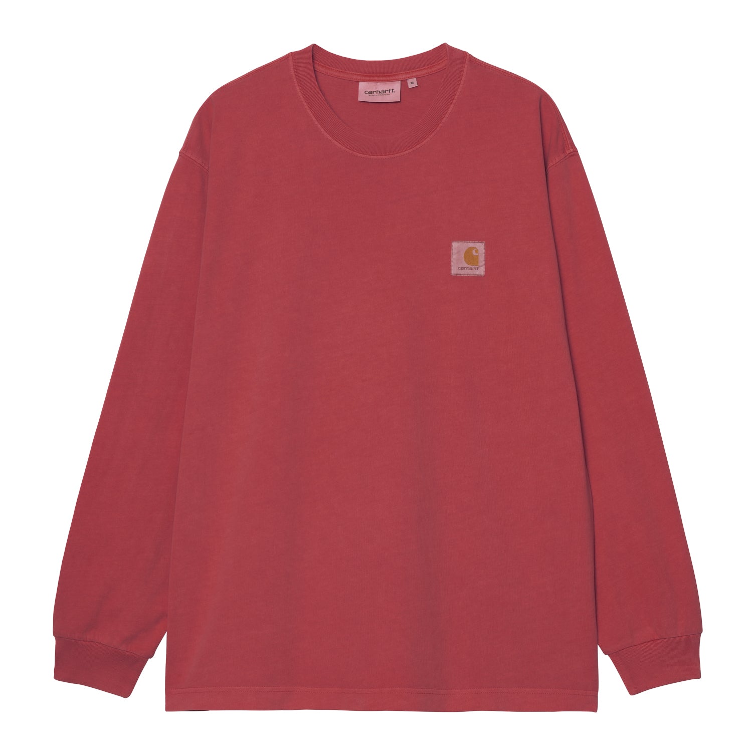 L/S VISTA T-SHIRT - Scarlet (garment dyed)