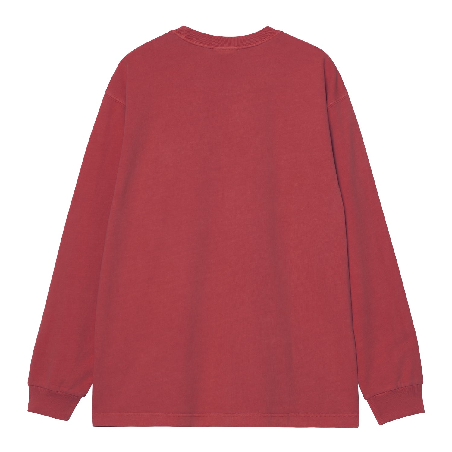 L/S VISTA T-SHIRT - Scarlet (garment dyed)