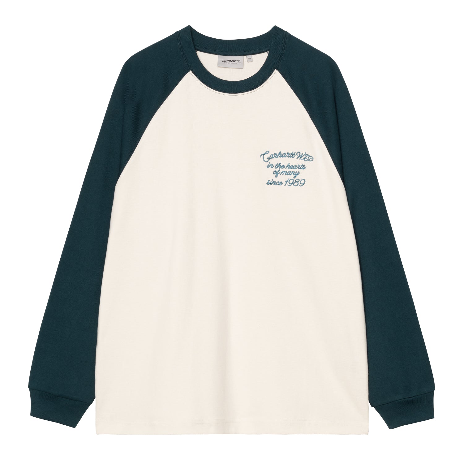 L/S ALSTON T-SHIRT  - Wax / Deep Lagoon