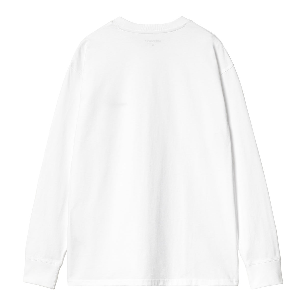 L/S AMERICAN SCRIPT T-SHIRT - White 5