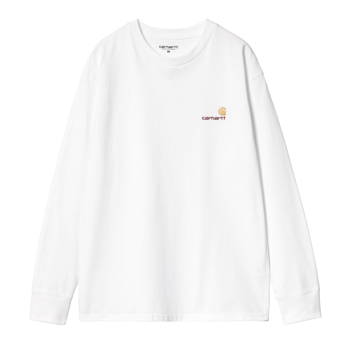 L/S AMERICAN SCRIPT T-SHIRT - White 1