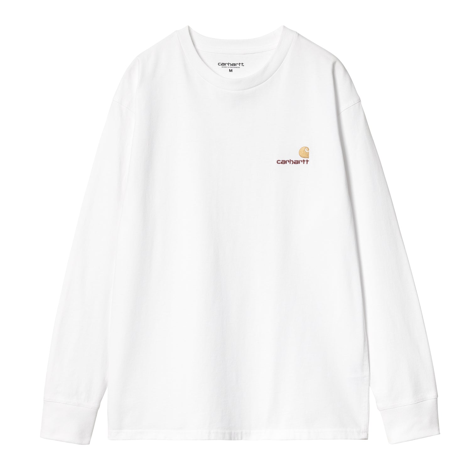 L/S AMERICAN SCRIPT T-SHIRT - White