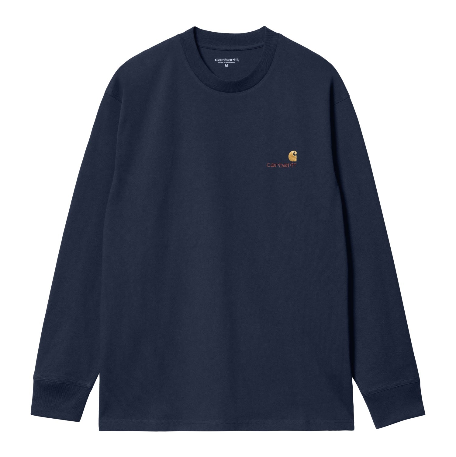 L/S AMERICAN SCRIPT T-SHIRT - Air Force Blue