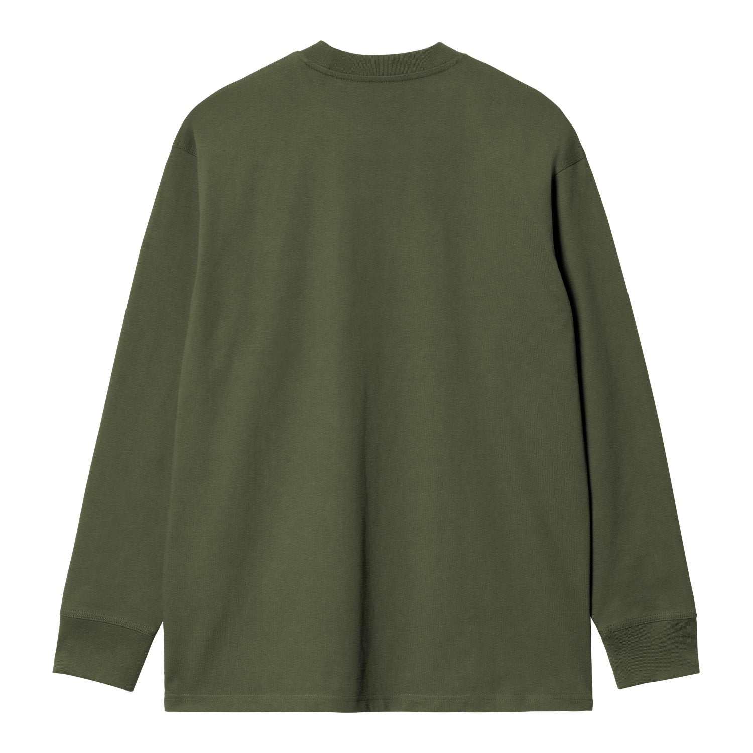 L/S AMERICAN SCRIPT T-SHIRT - Tarragon 5