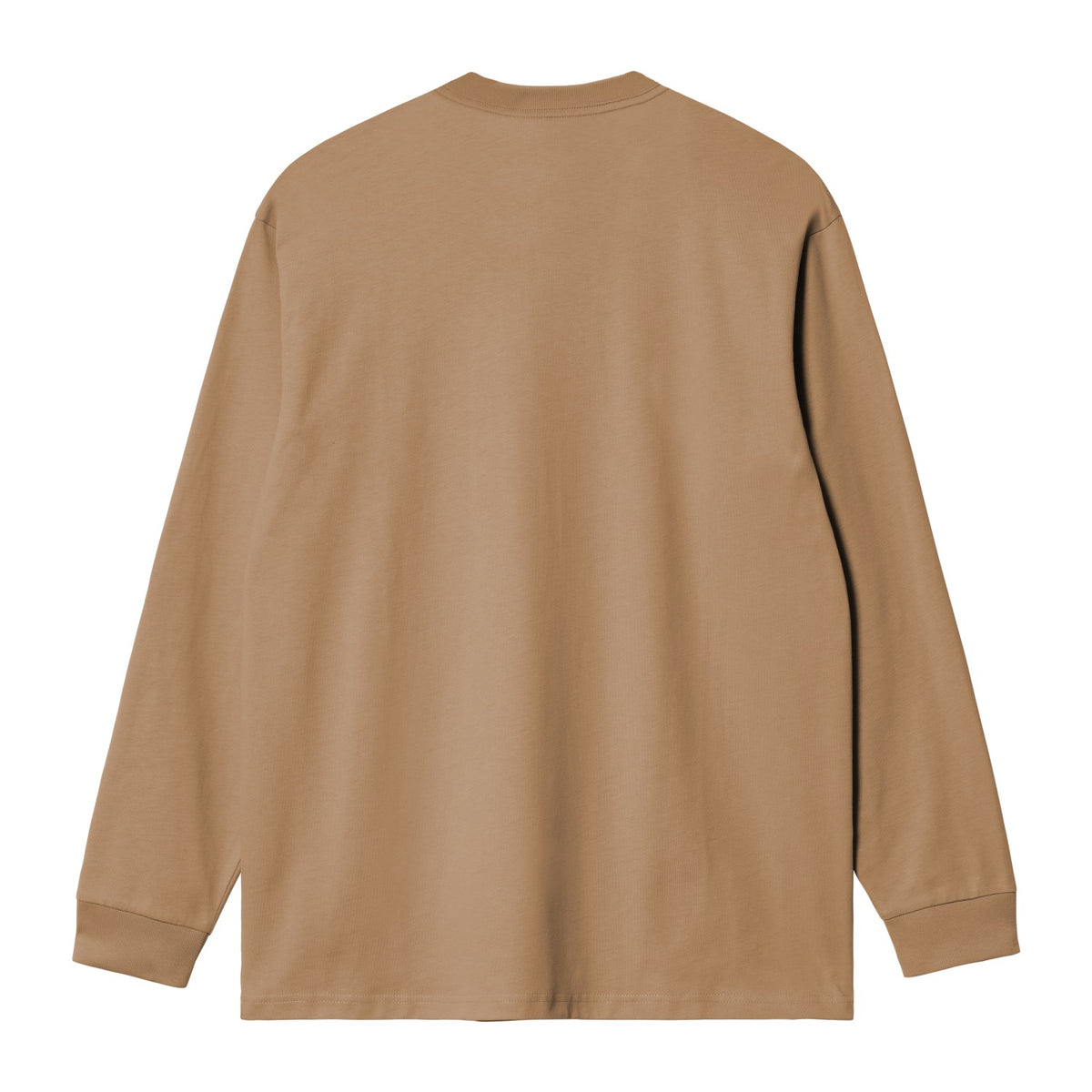 L/S AMERICAN SCRIPT T-SHIRT - Peanut 5