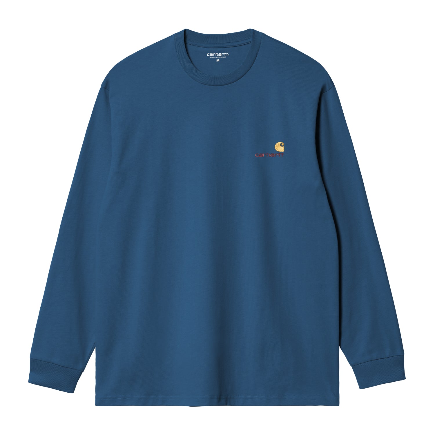 L/S AMERICAN SCRIPT T-SHIRT - Sodalite