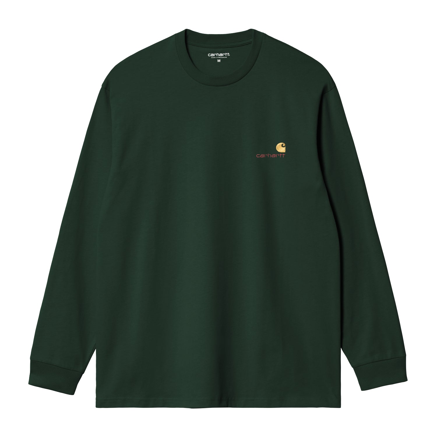 L/S AMERICAN SCRIPT T-SHIRT - Conifer