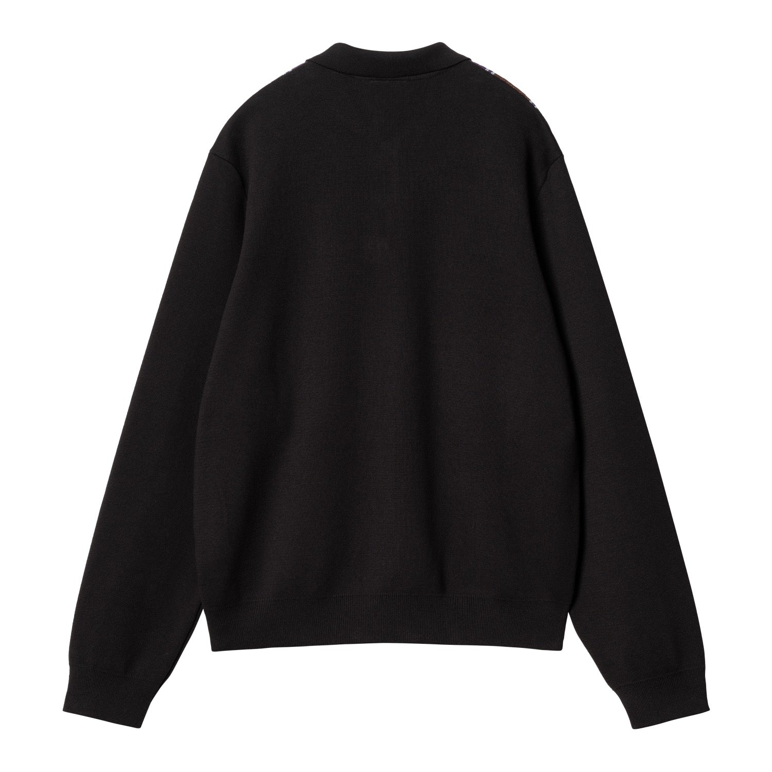 L/S ARLO POLO - Black / Kendricks Stripe, Aura