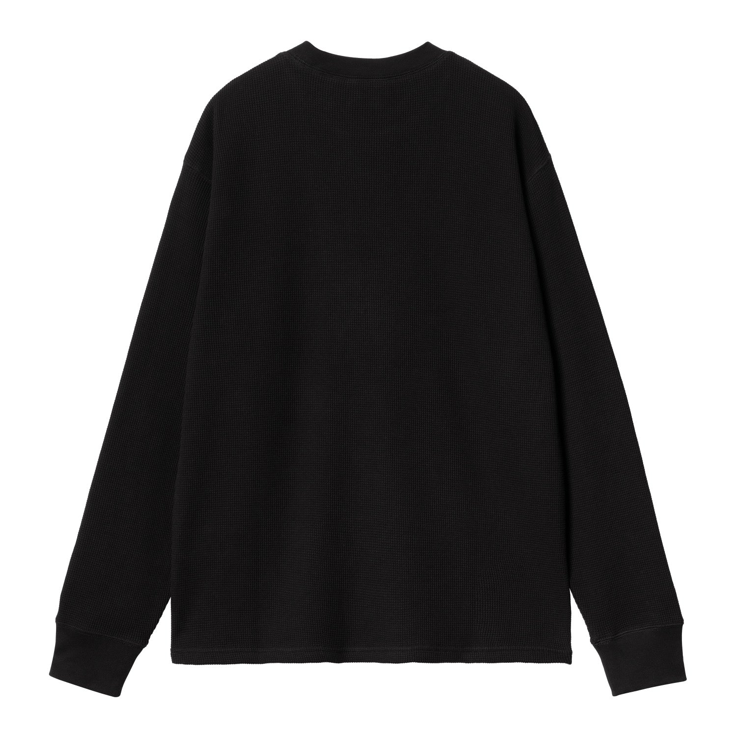 L/S BASICS SCRIPT T-SHIRT - Black / White