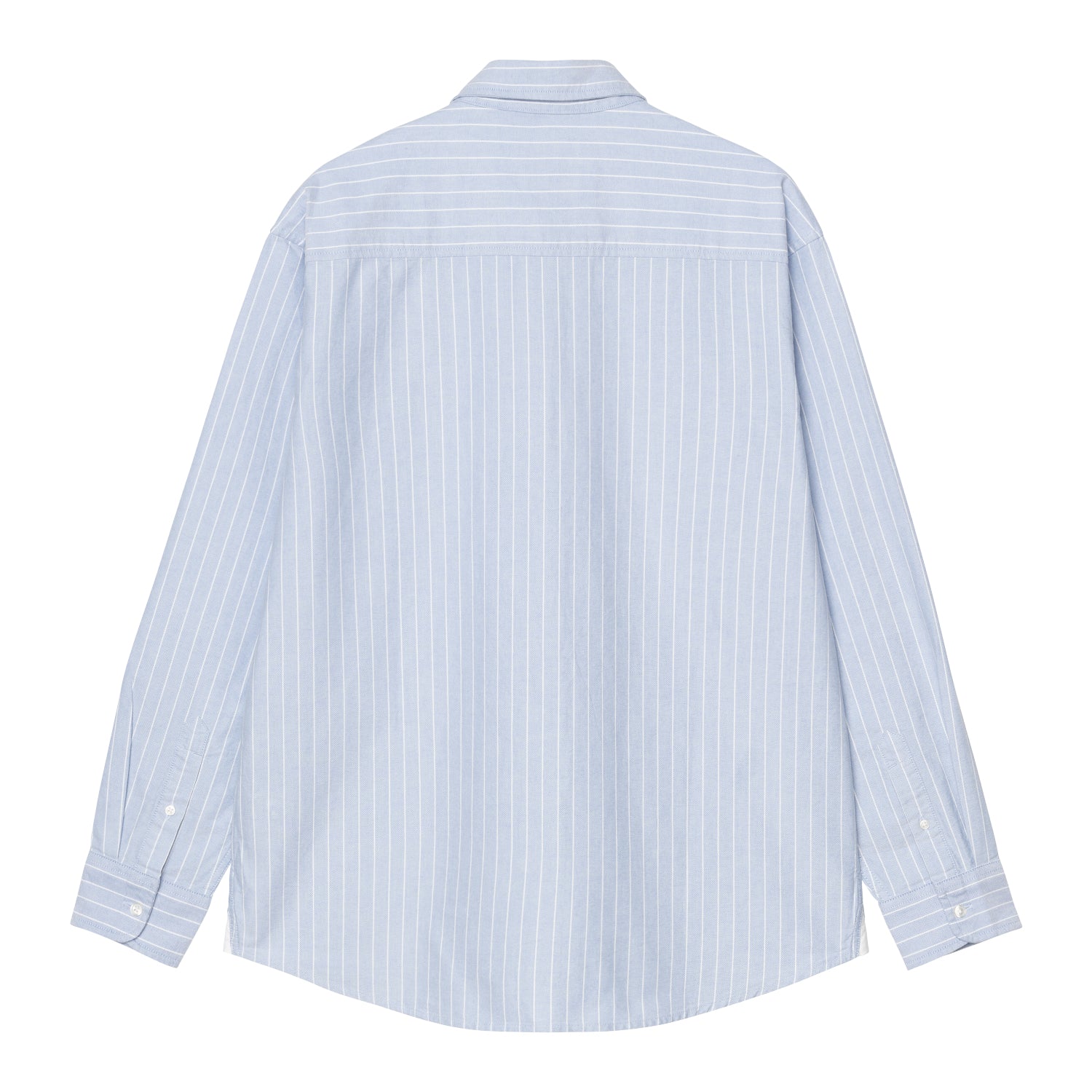 L/S CASSEL SHIRT  - Cassel Stripe, Bleach / White