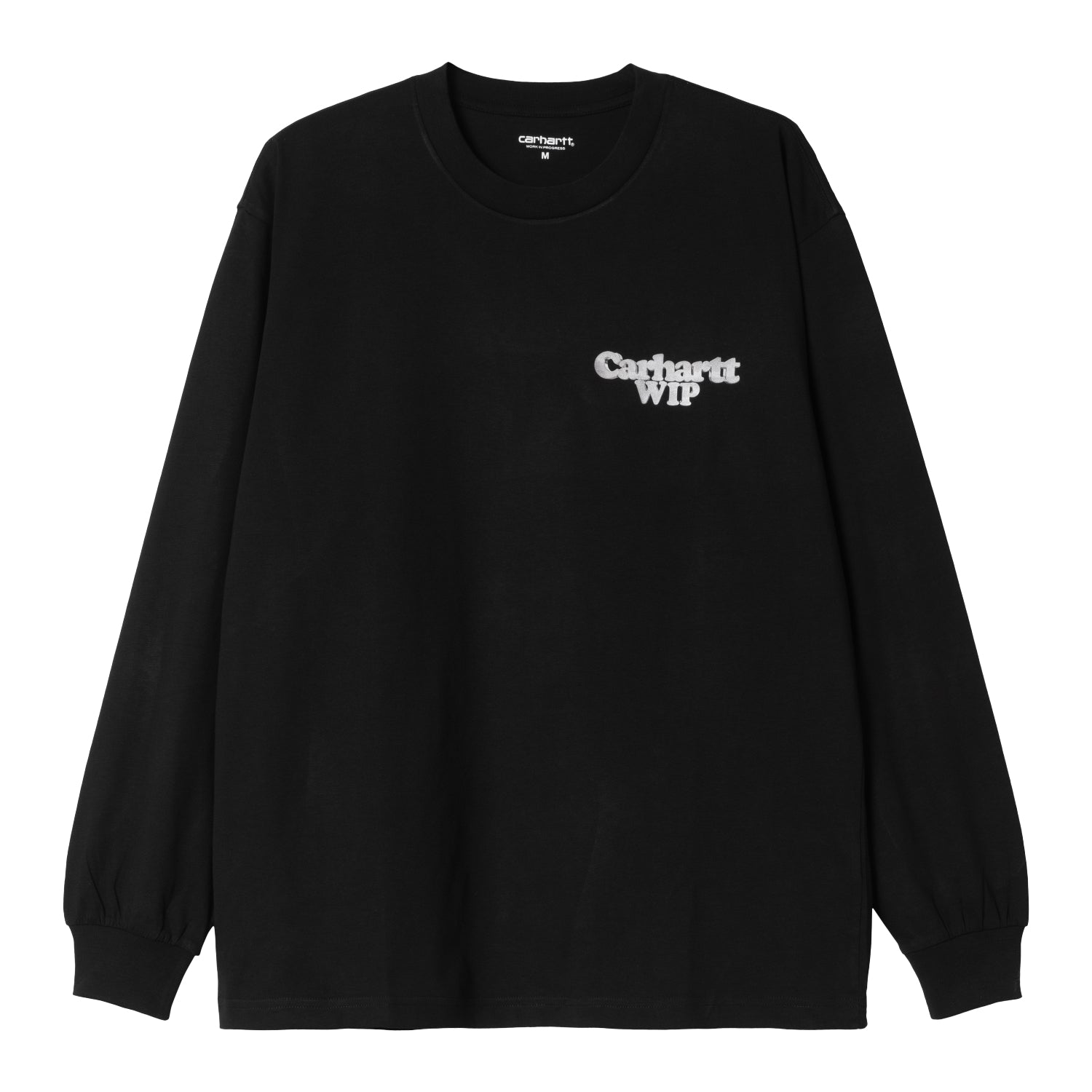 L/S CHAIN LINK T-SHIRT - Black / Silver